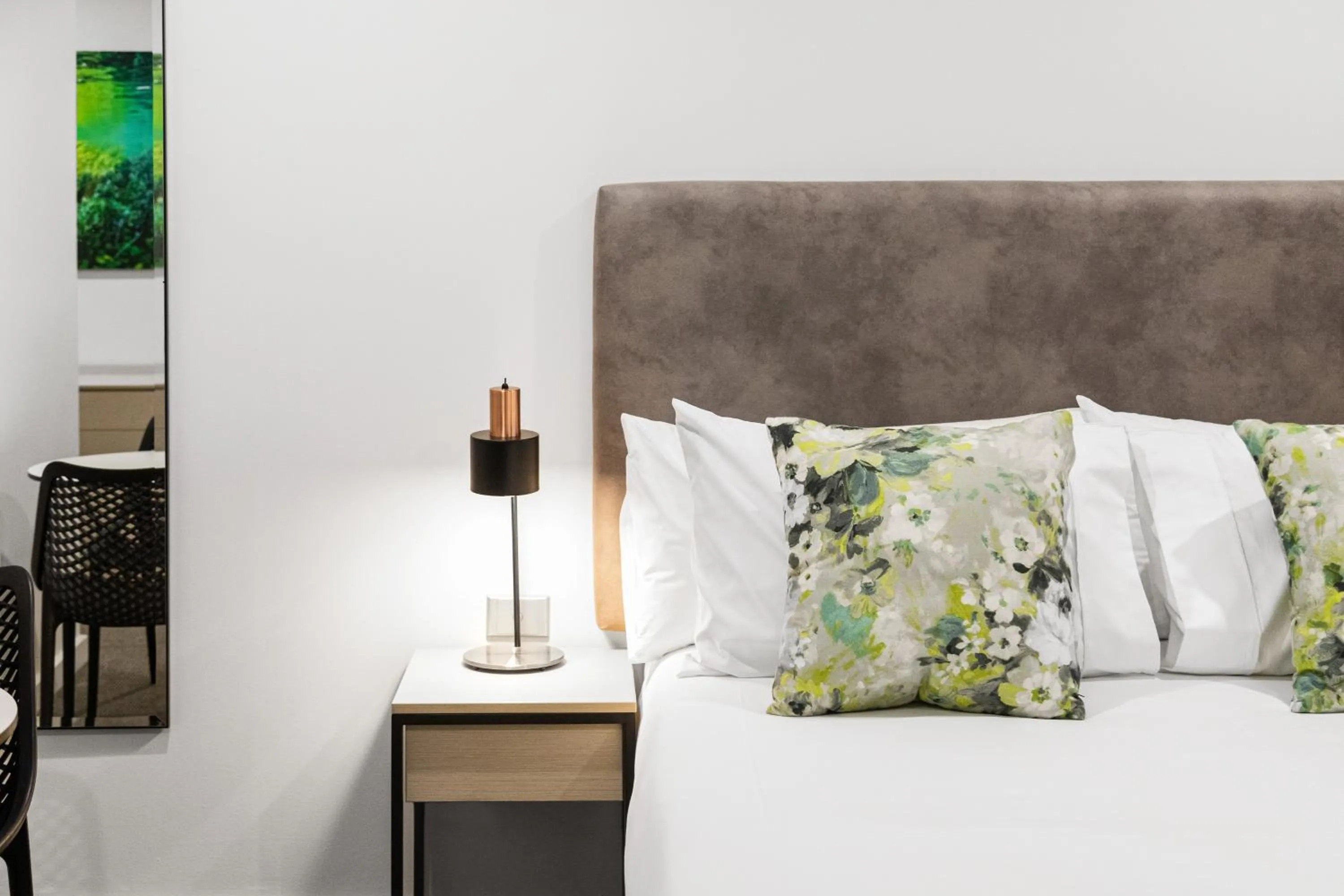 Bed in Presidential Motel