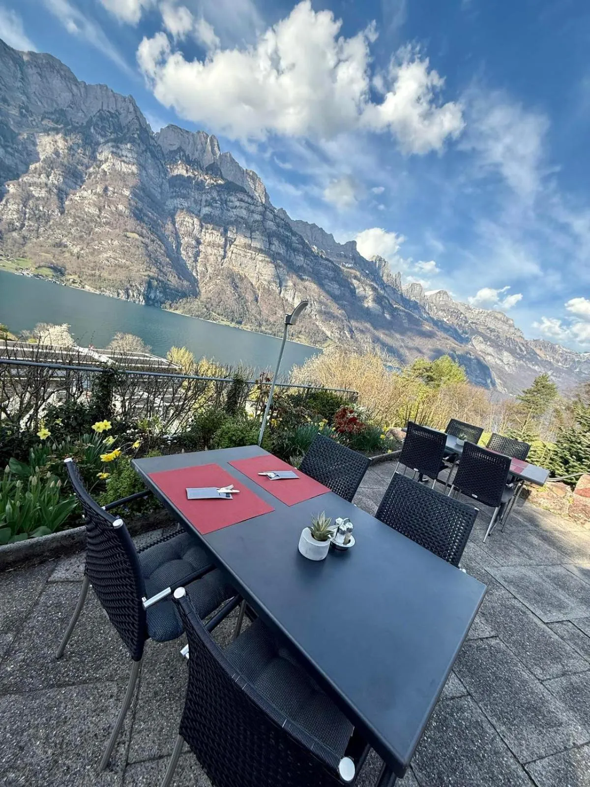 Balcony/Terrace in Seeblick SMART Hotel Rössli