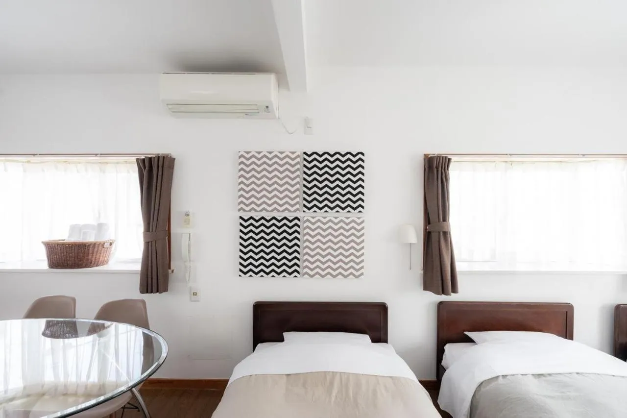 Bed in Beach Side Inn Shirahama