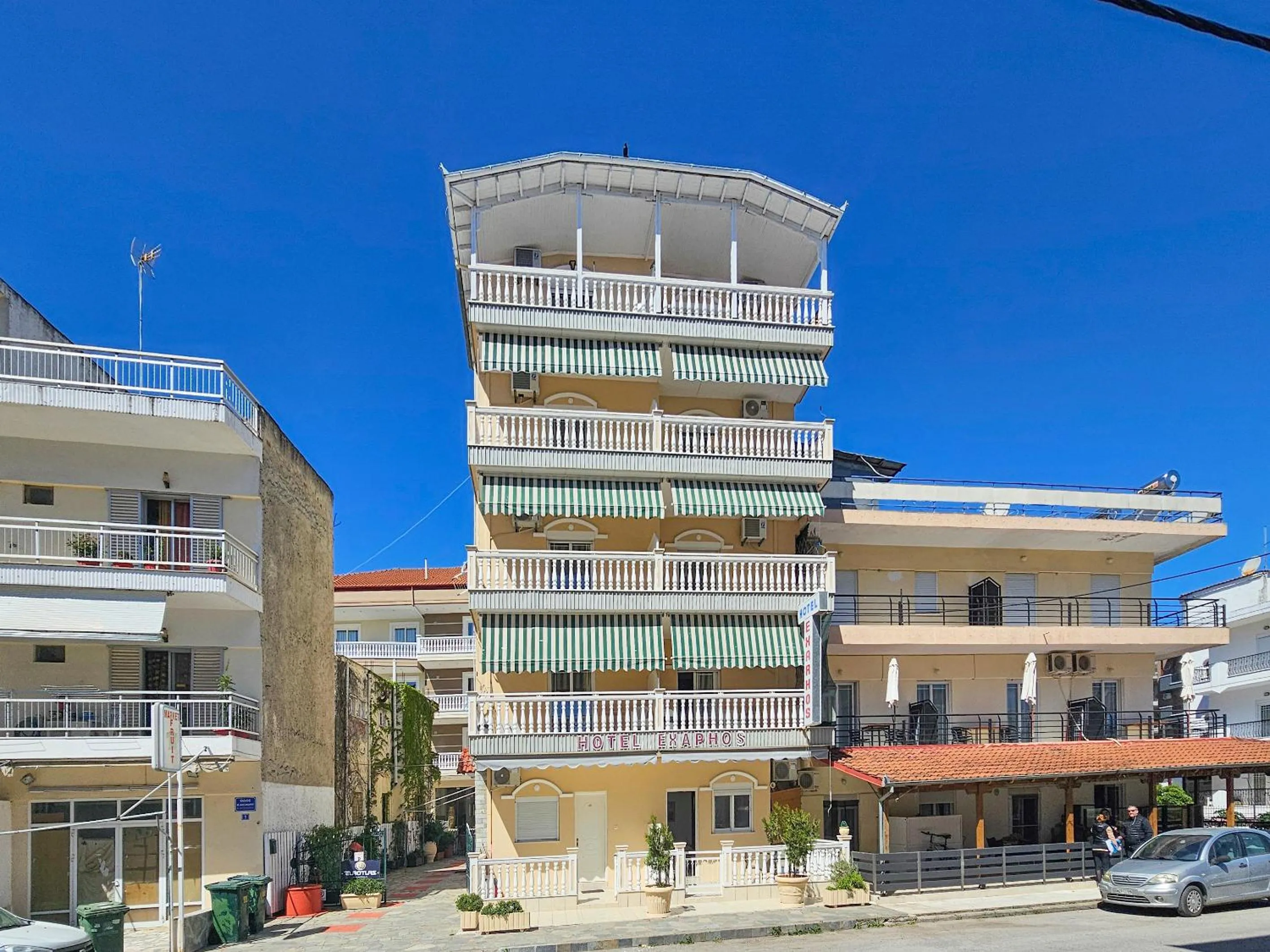 Property building in Hotel Exarhos