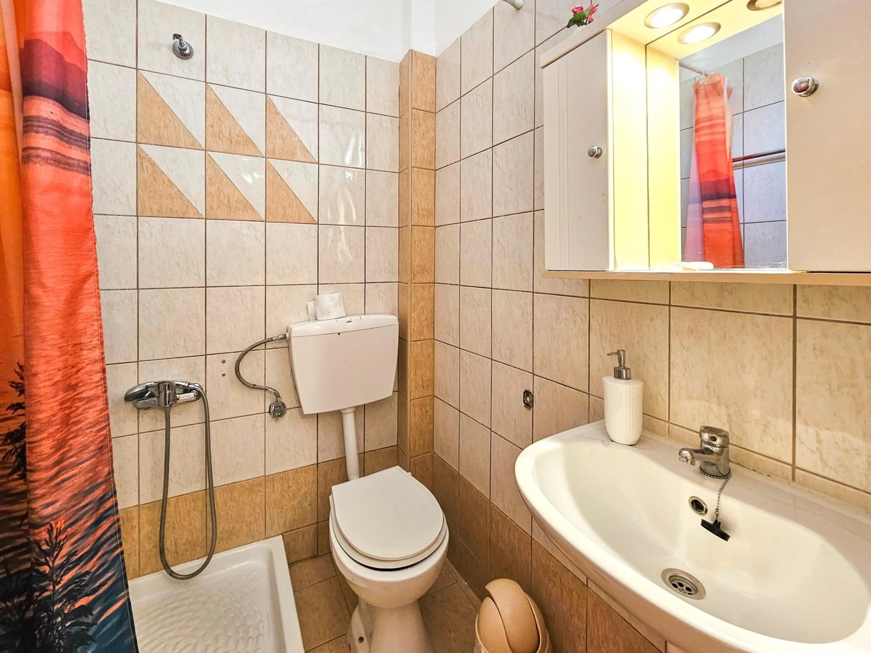 Bathroom in Hotel Exarhos