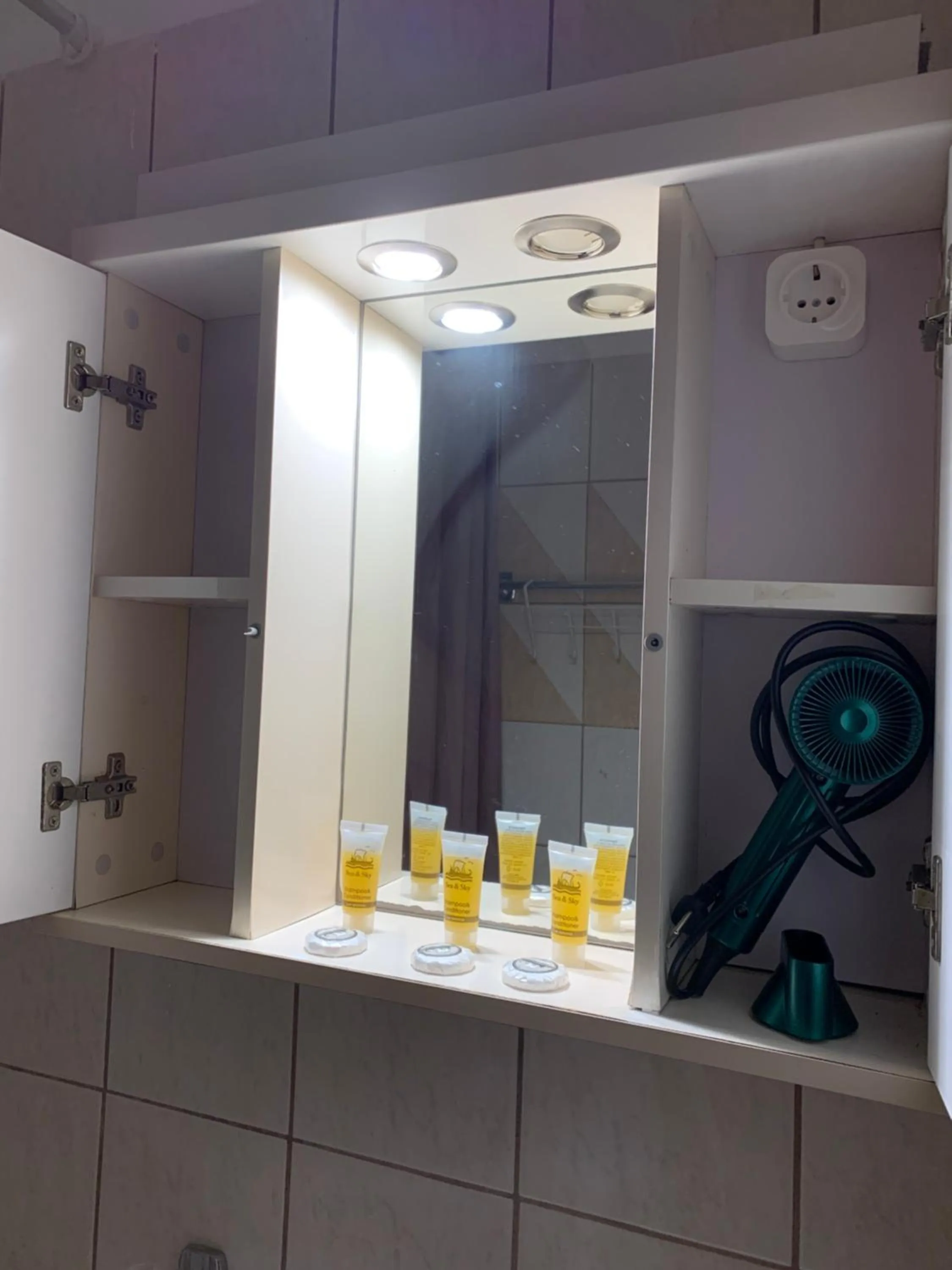 Bathroom in Hotel Exarhos