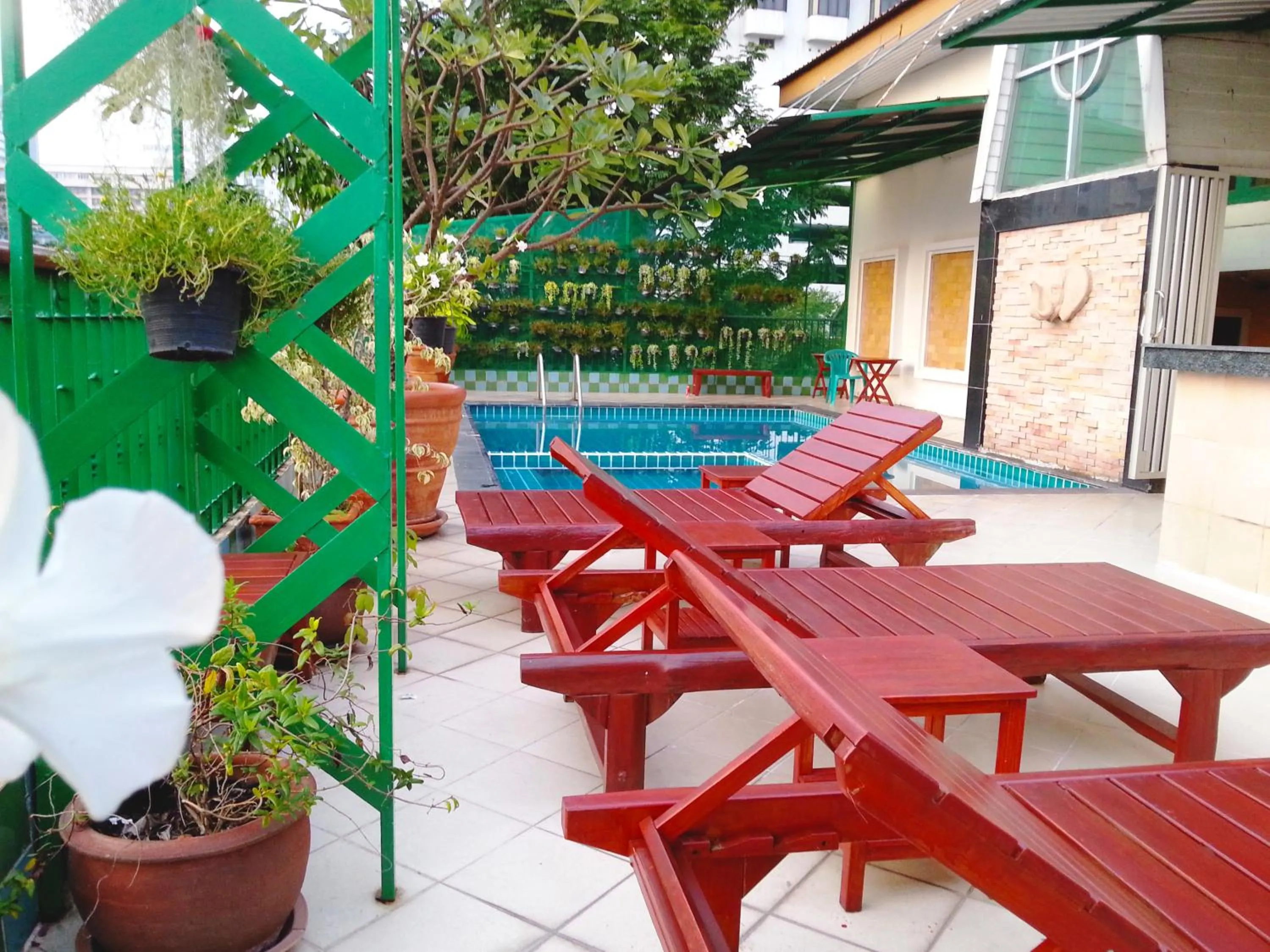 Patio in Studio Suite by Royal Ivory Nana