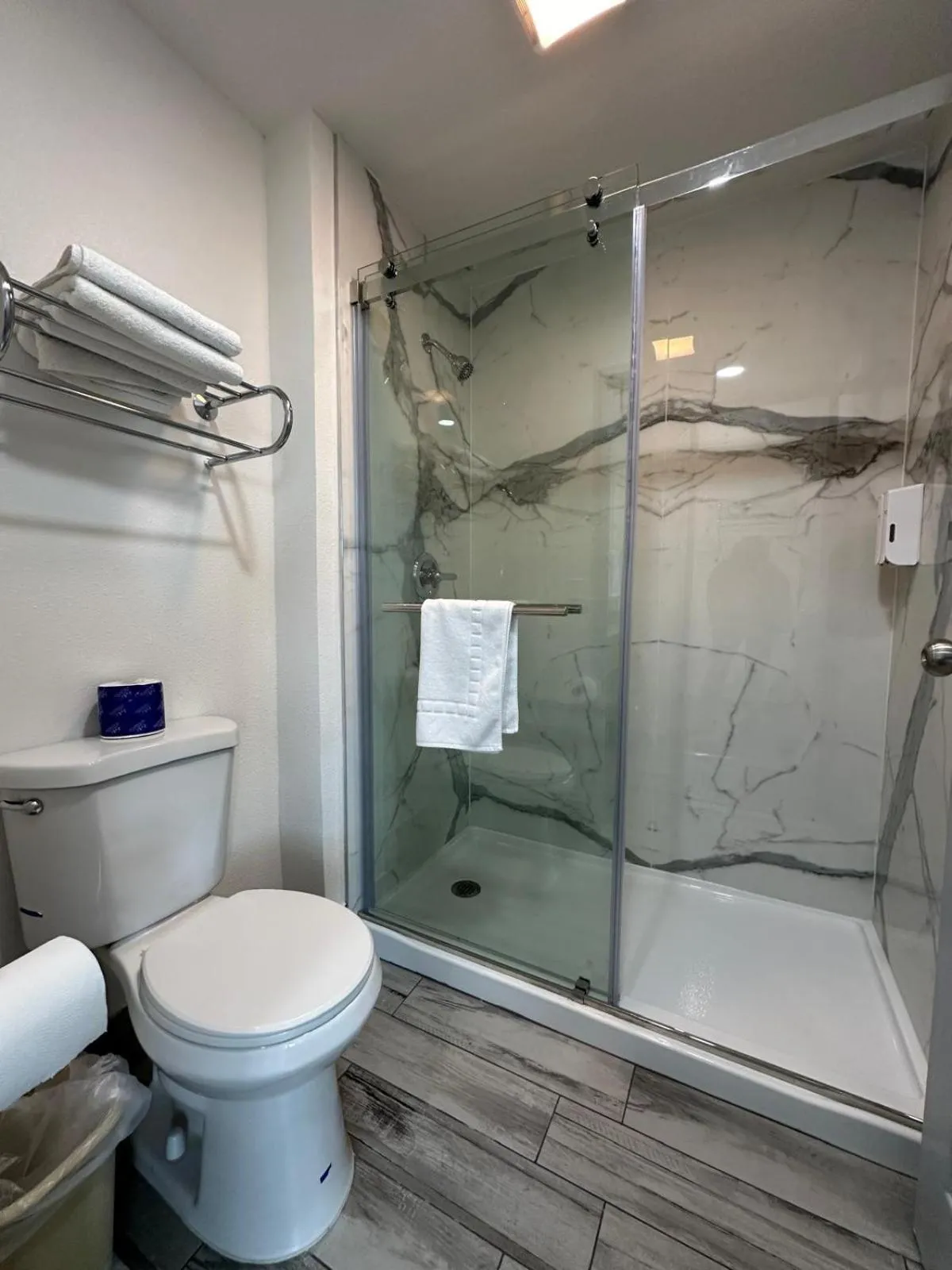 Bathroom in Motel Santa Cruz