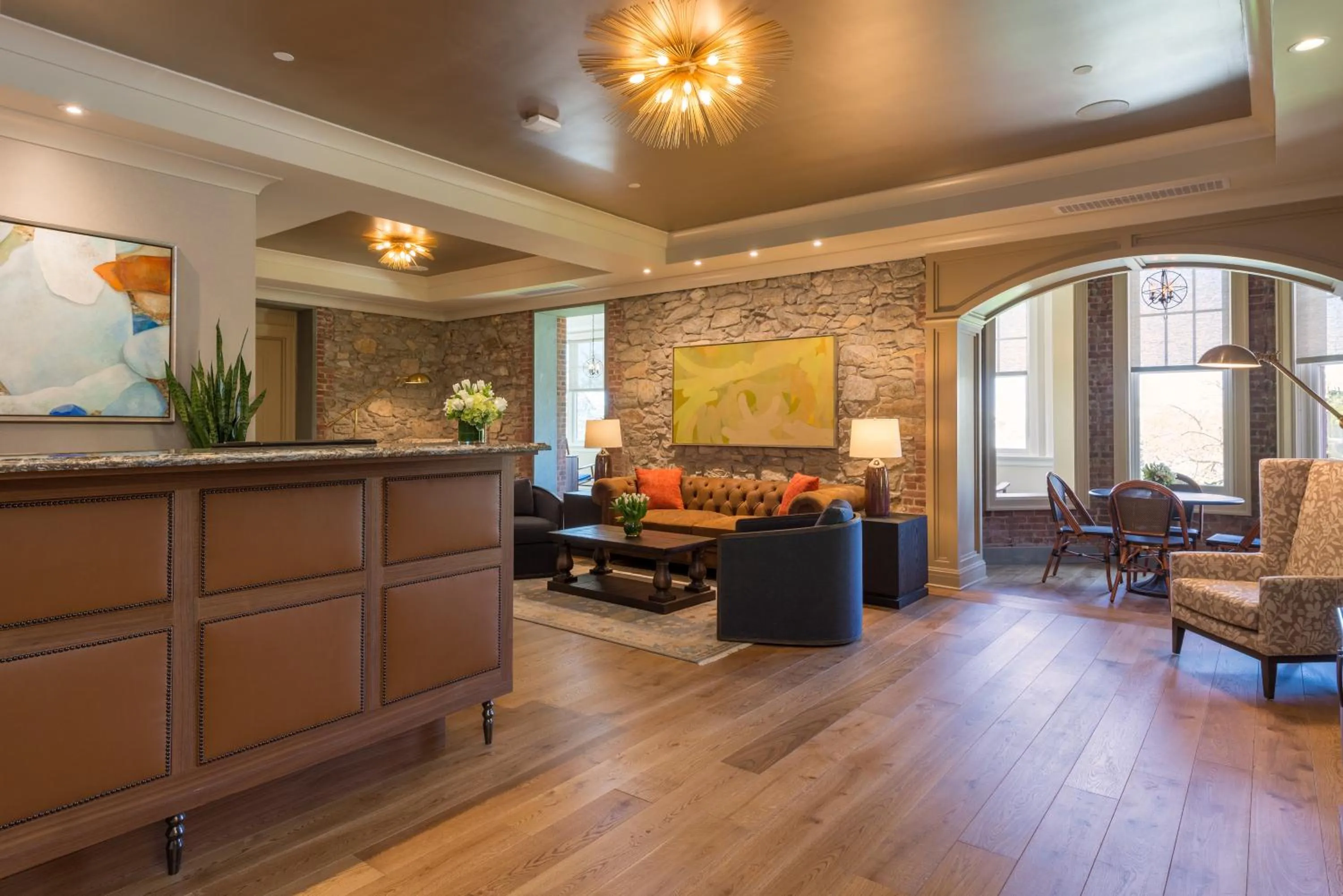 Lobby or reception in The Abbey Inn & Spa