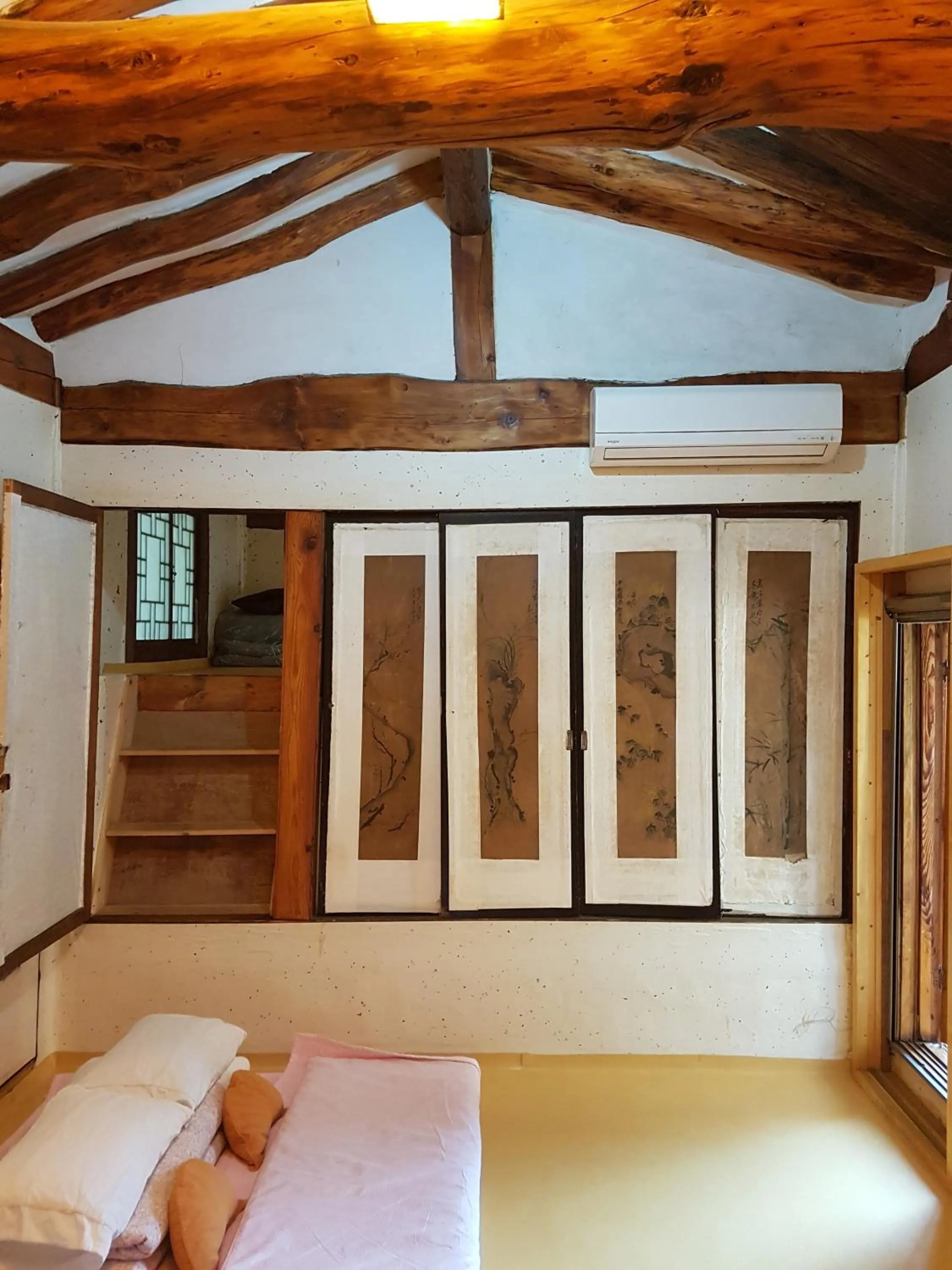Bed in Gongsimga Hanok Guesthouse
