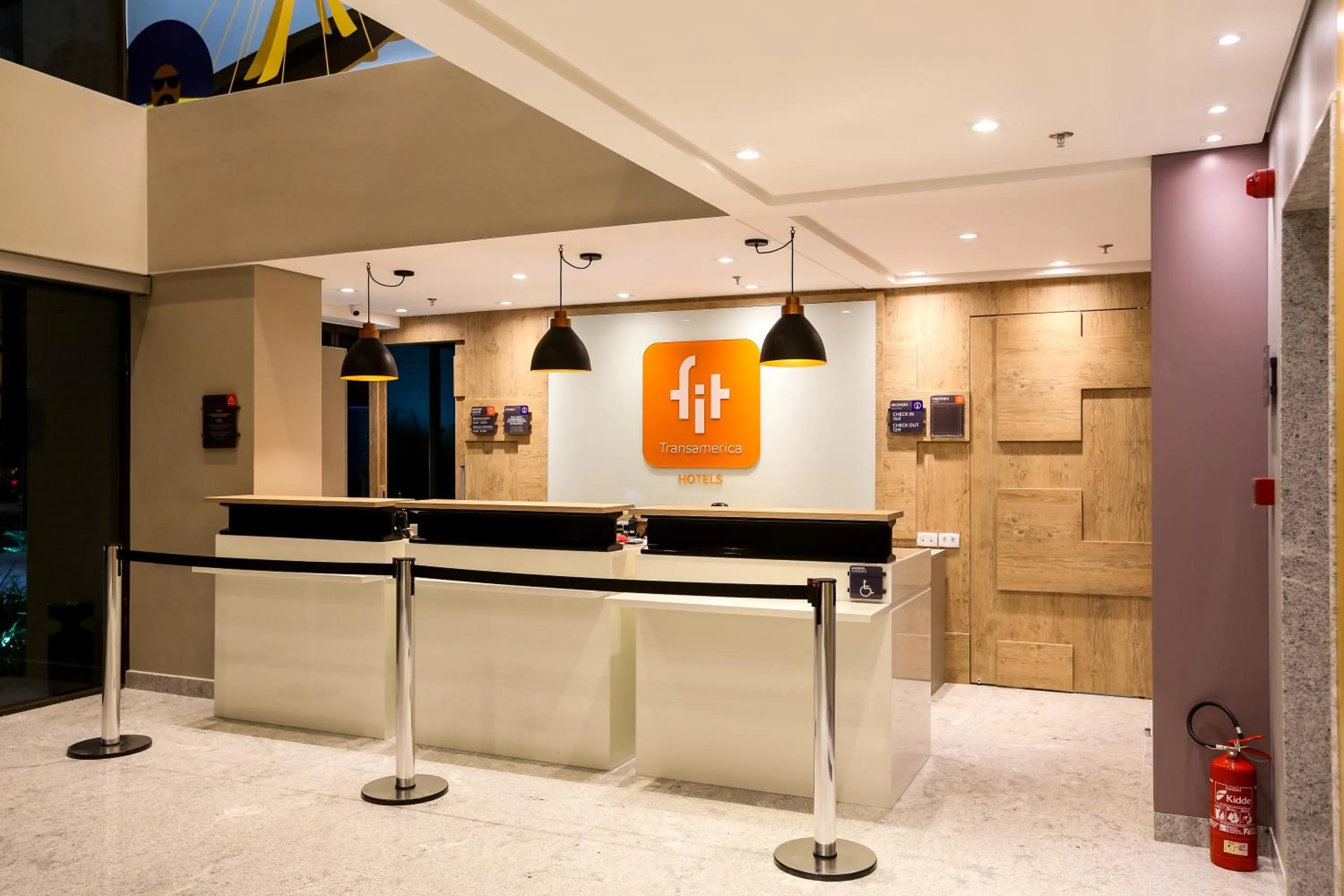 Lobby or reception in Transamerica Fit Recife