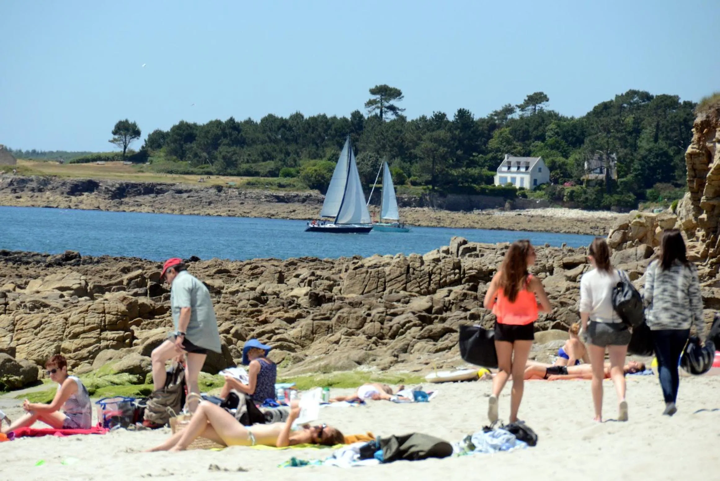 Beach in Hotel Ker Vennaik