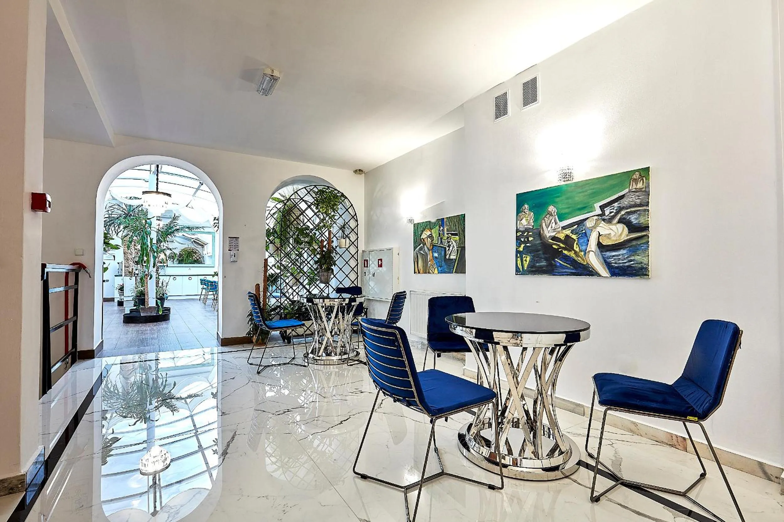 Seating area in Hotel Jan