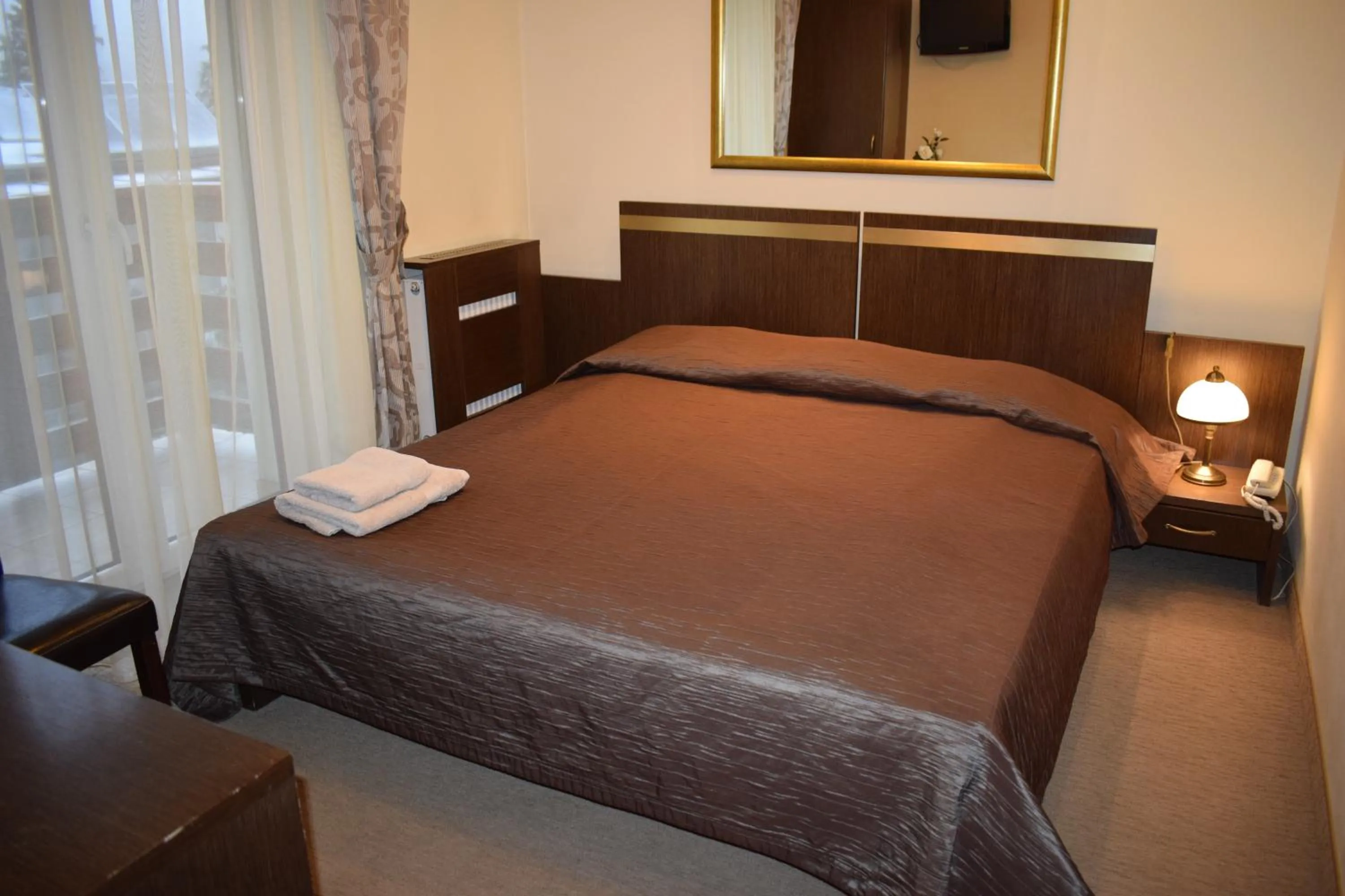 Bed in Hotel Orlik