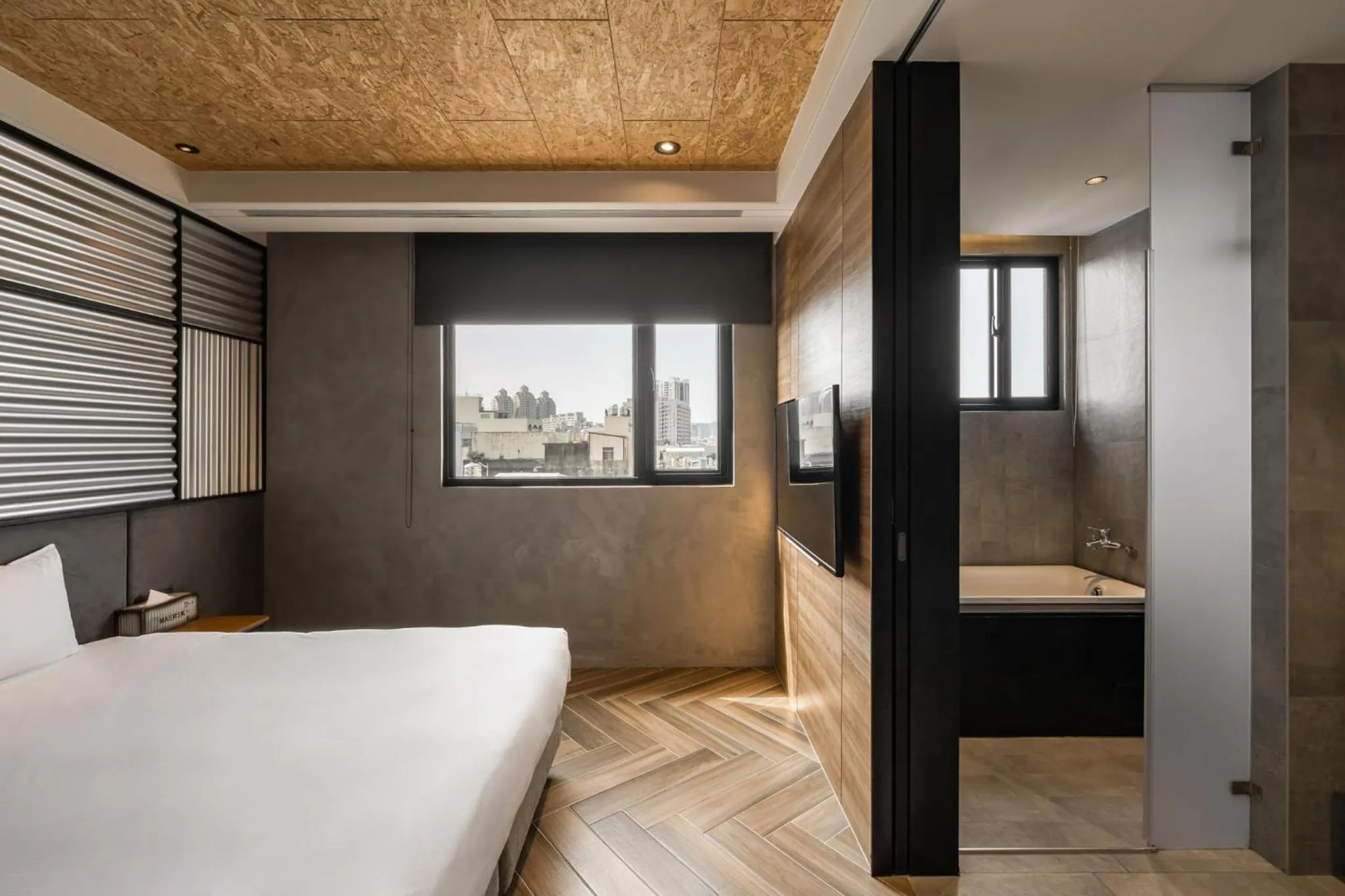 Bed in Oinn Hotel & Hostel Tainan