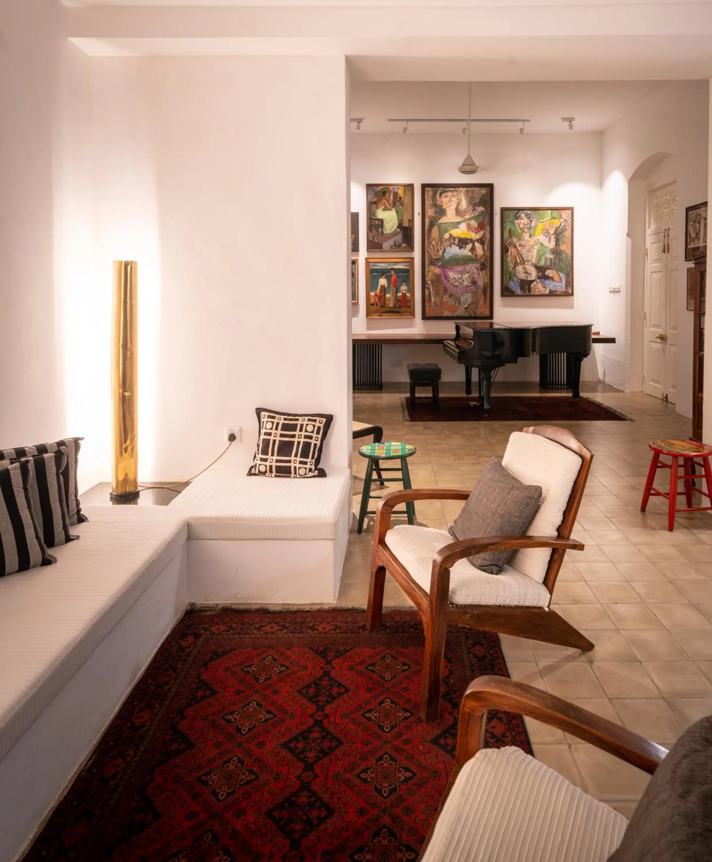 Library in De Saram House by Geoffrey Bawa