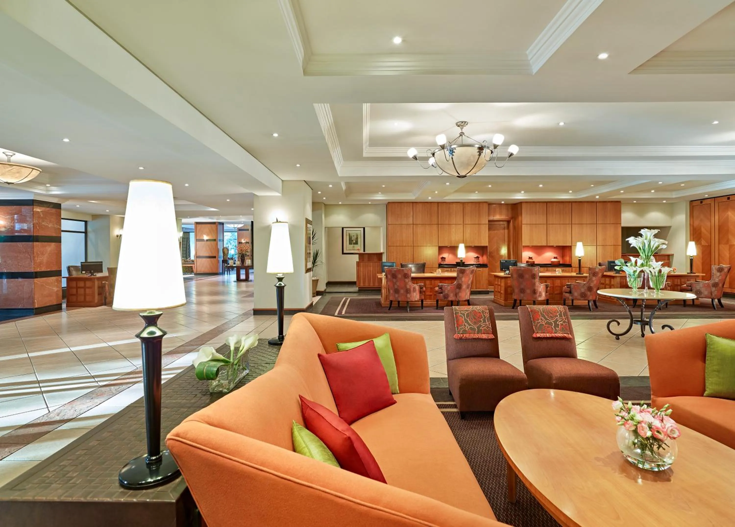 Lobby or reception in The Pamodzi Hotel