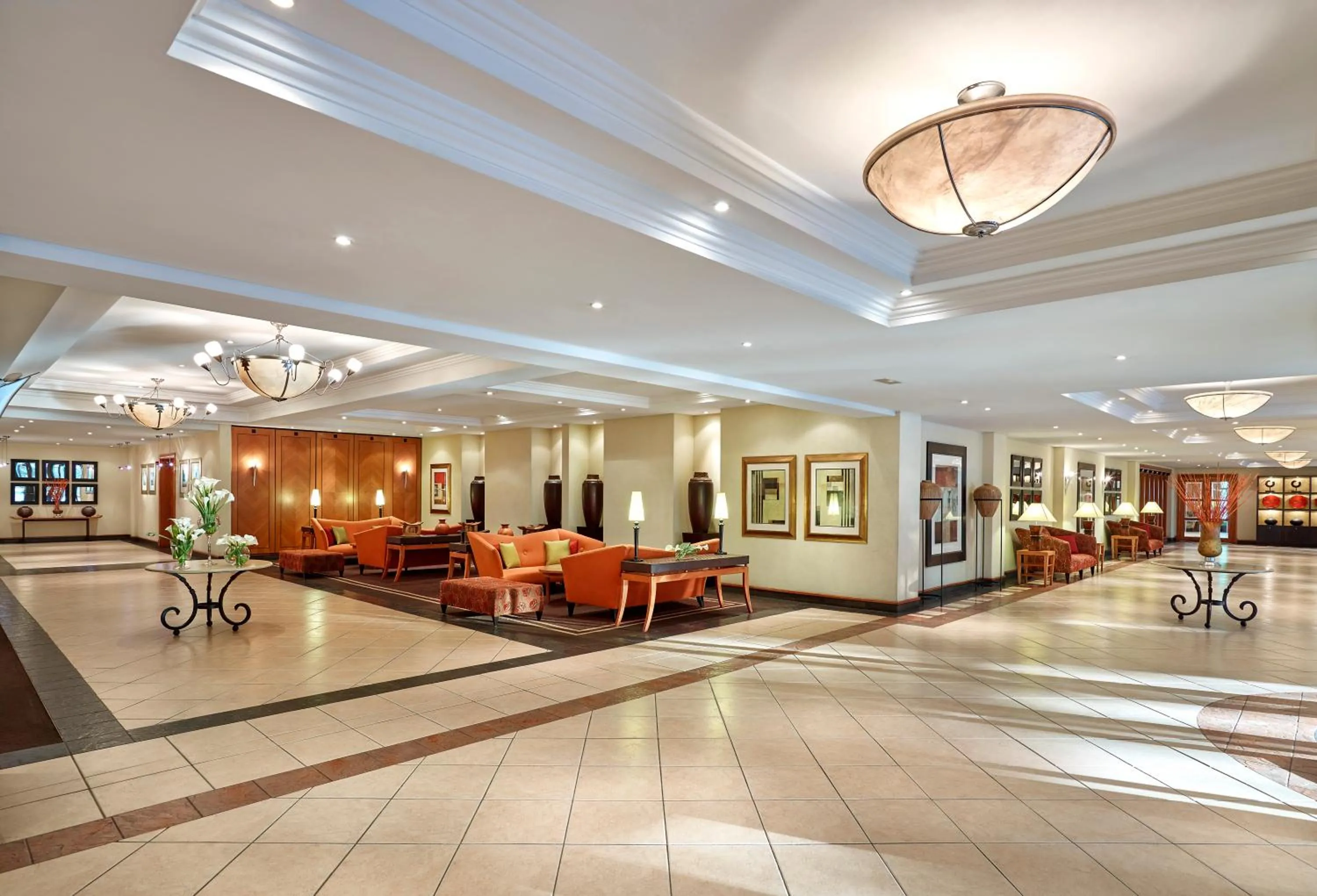 Lobby or reception in The Pamodzi Hotel
