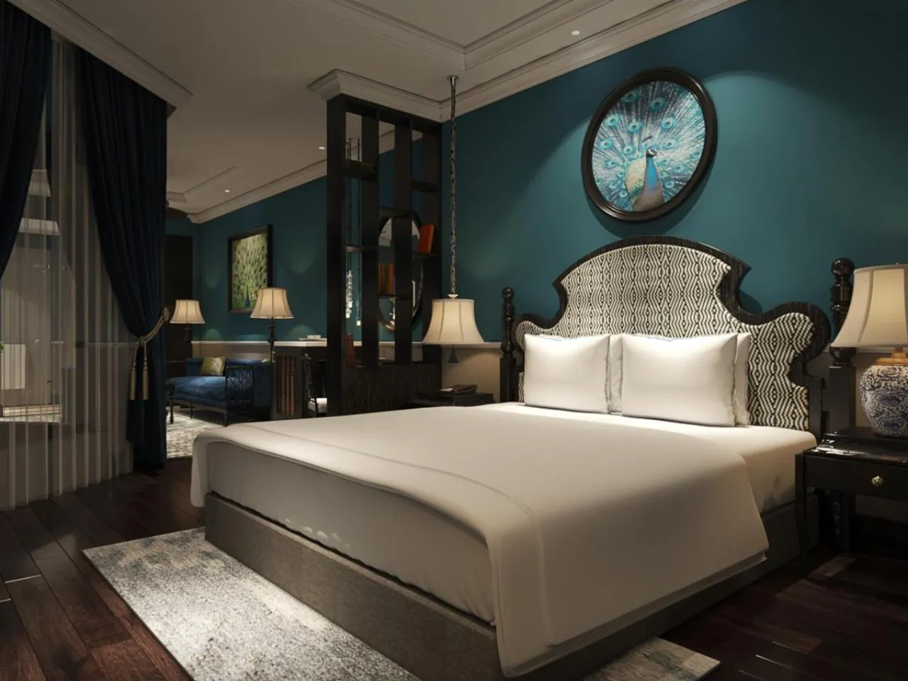 Bed in Michi's hotel laocai