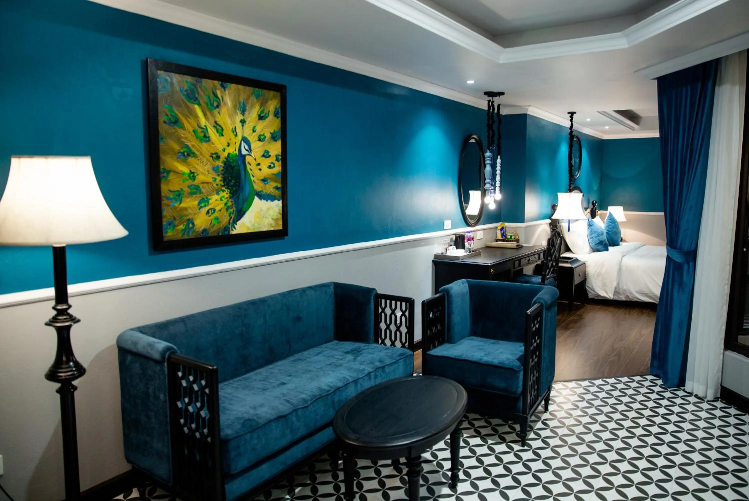 Bed in Michi's hotel laocai