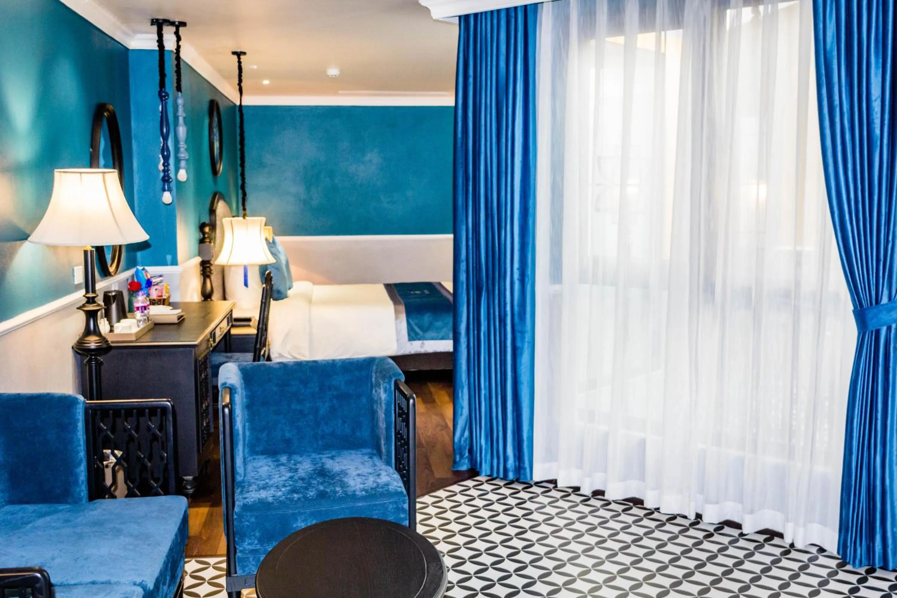 Bed in Michi's hotel laocai