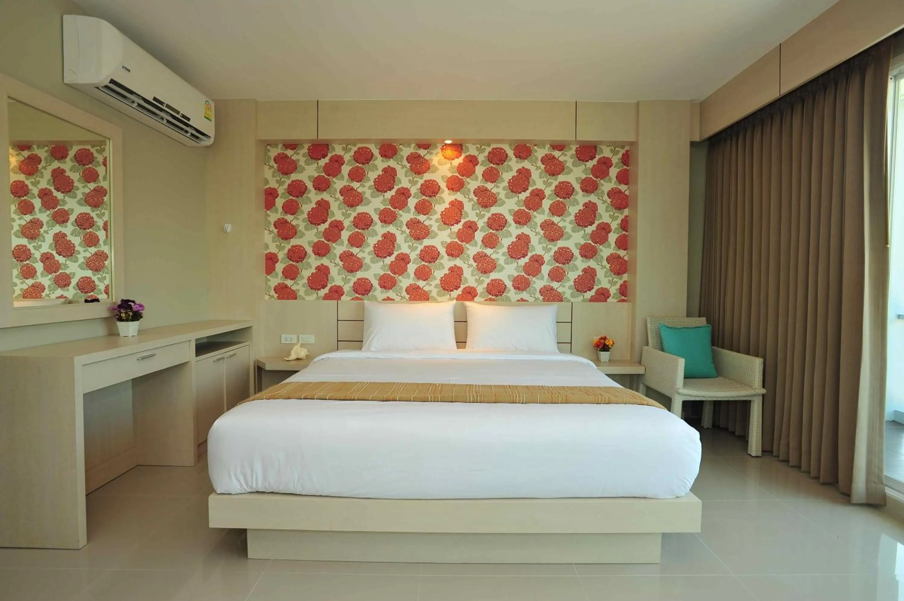 Bed in Chalong Beach Front Residence