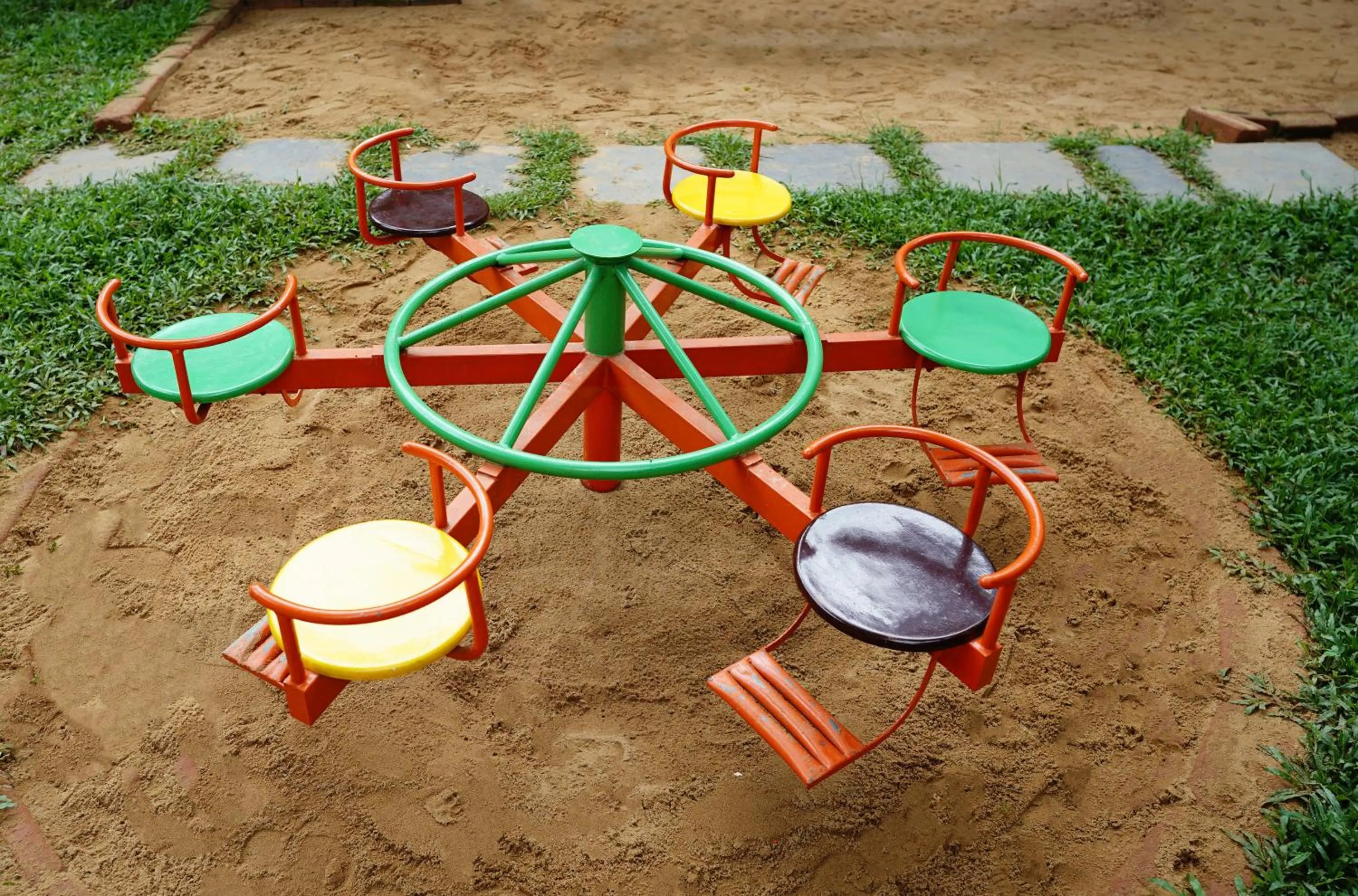 Children play ground in Kuruva Island Resort And Spa - By KABINI BREEZE