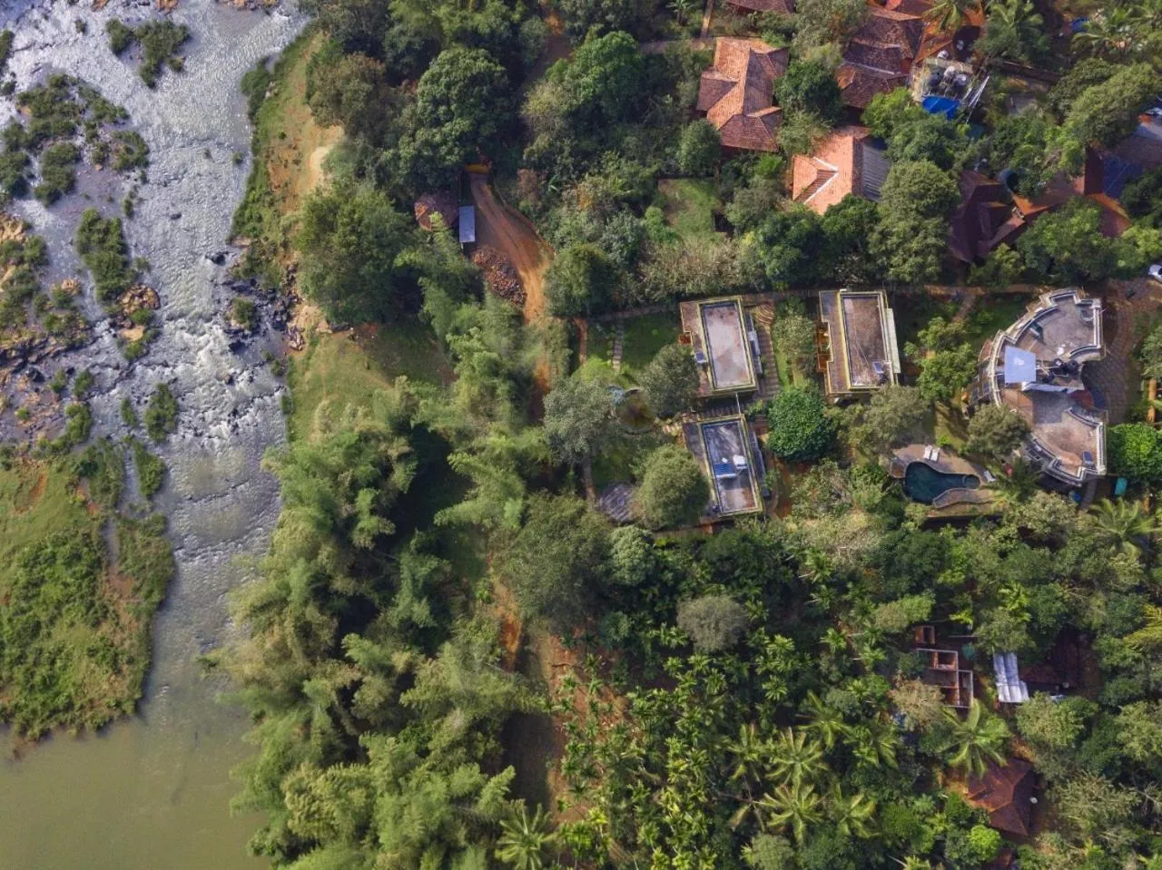 Bird's eye view in Kuruva Island Resort And Spa - By KABINI BREEZE