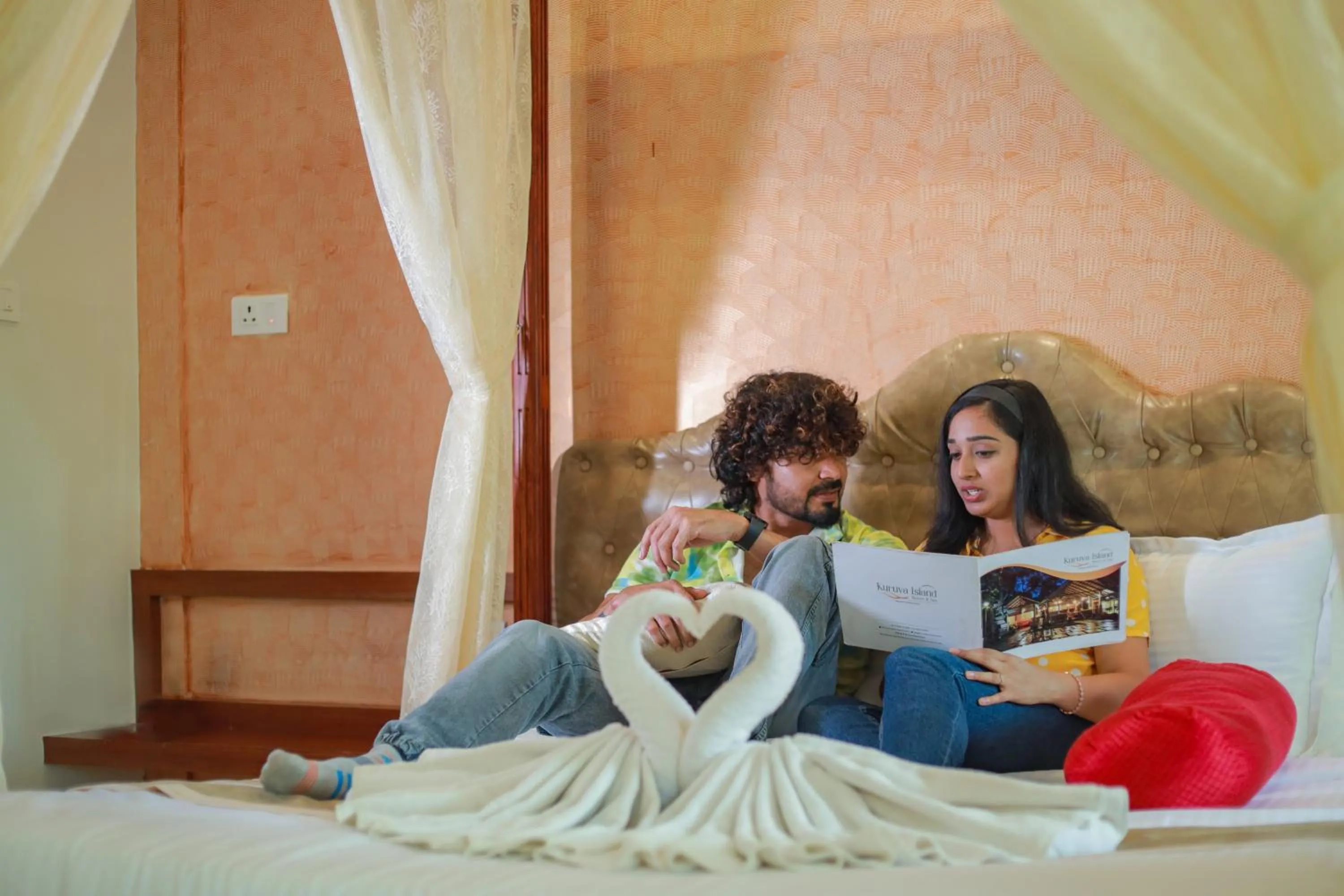 Bedroom, Bed in Kuruva Island Resort And Spa - By KABINI BREEZE