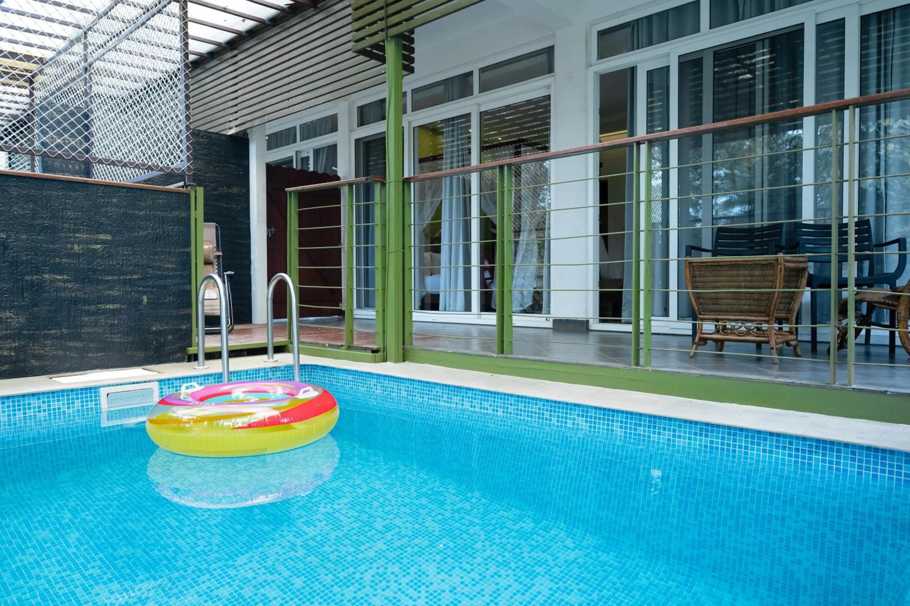 Swimming pool in Kuruva Island Resort And Spa - By KABINI BREEZE