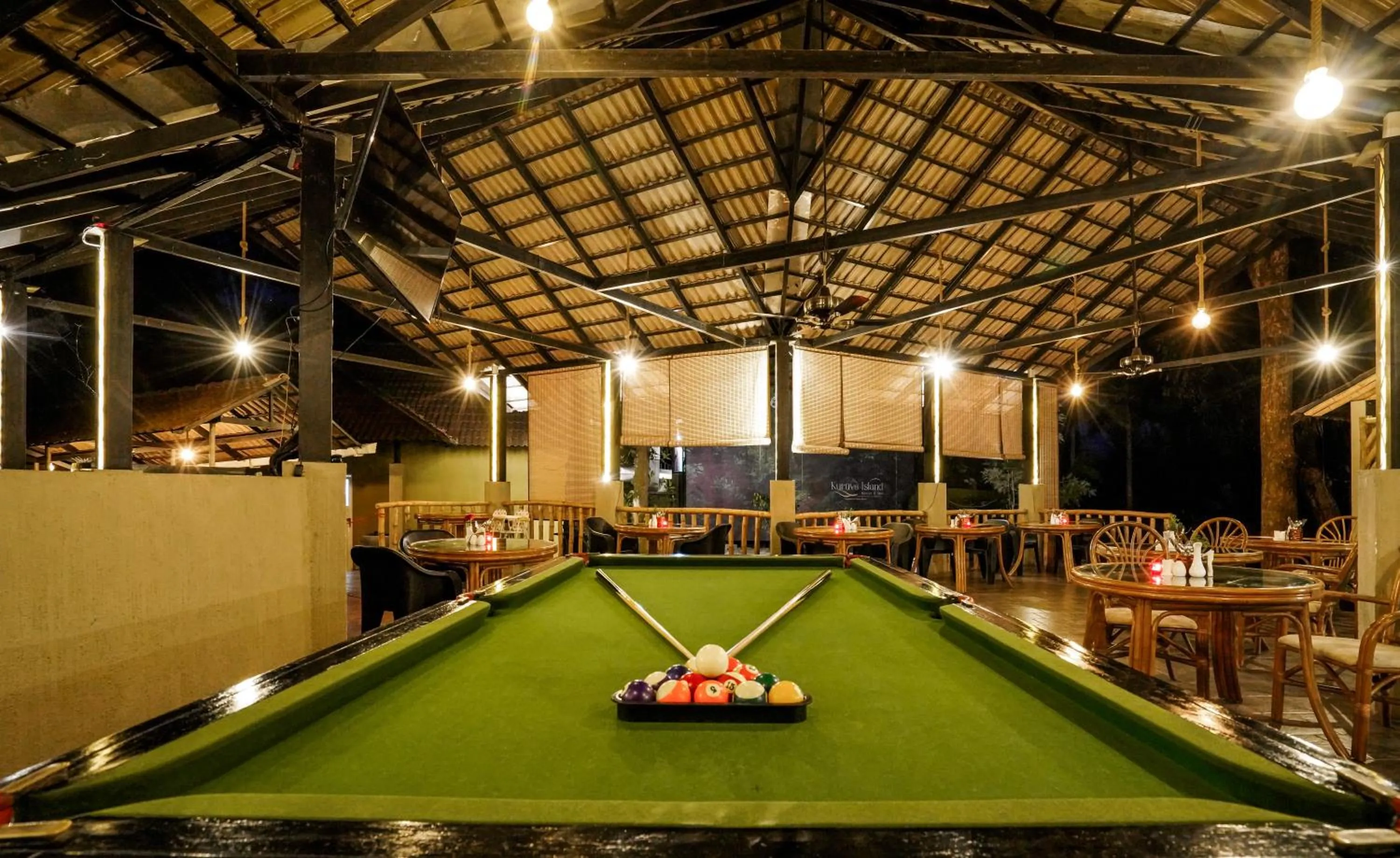 Billiard in Kuruva Island Resort And Spa - By KABINI BREEZE