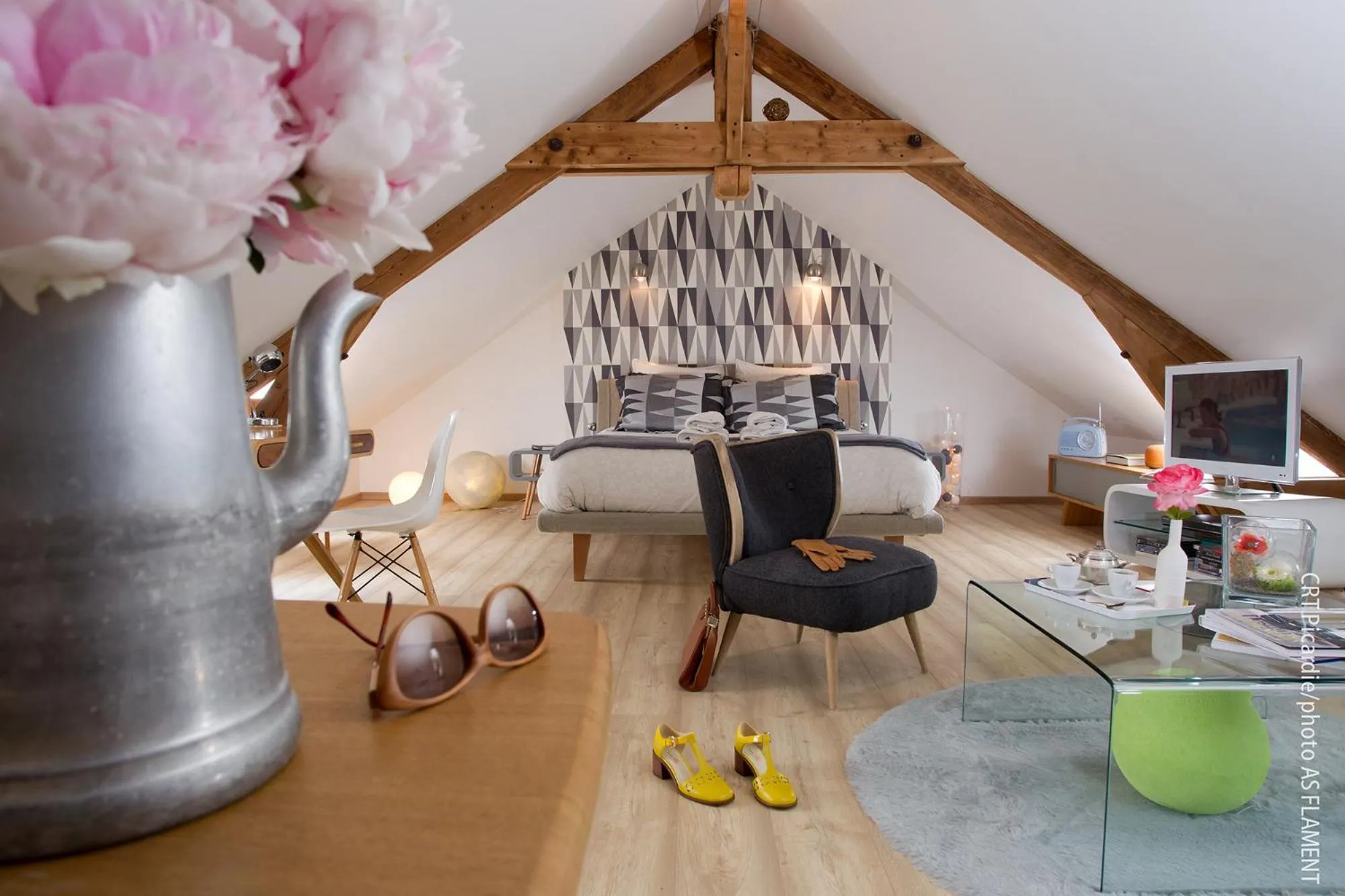 Bedroom in Chez Ric et Fer