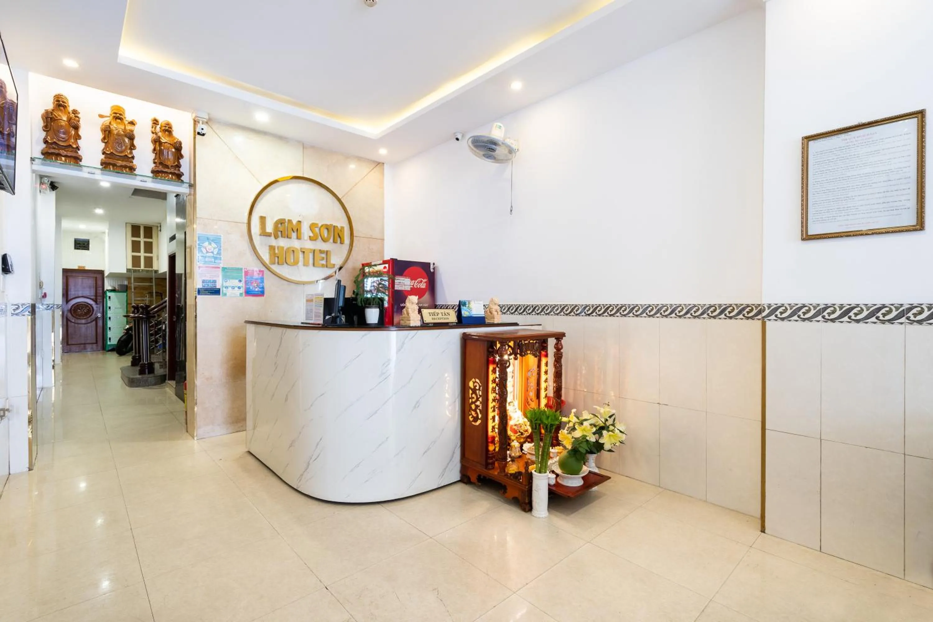Lobby or reception in Lam Sơn Hotel
