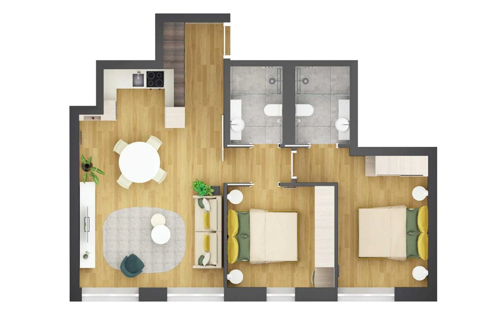 Floor plan in The Central City - Luxury Serviced Residence