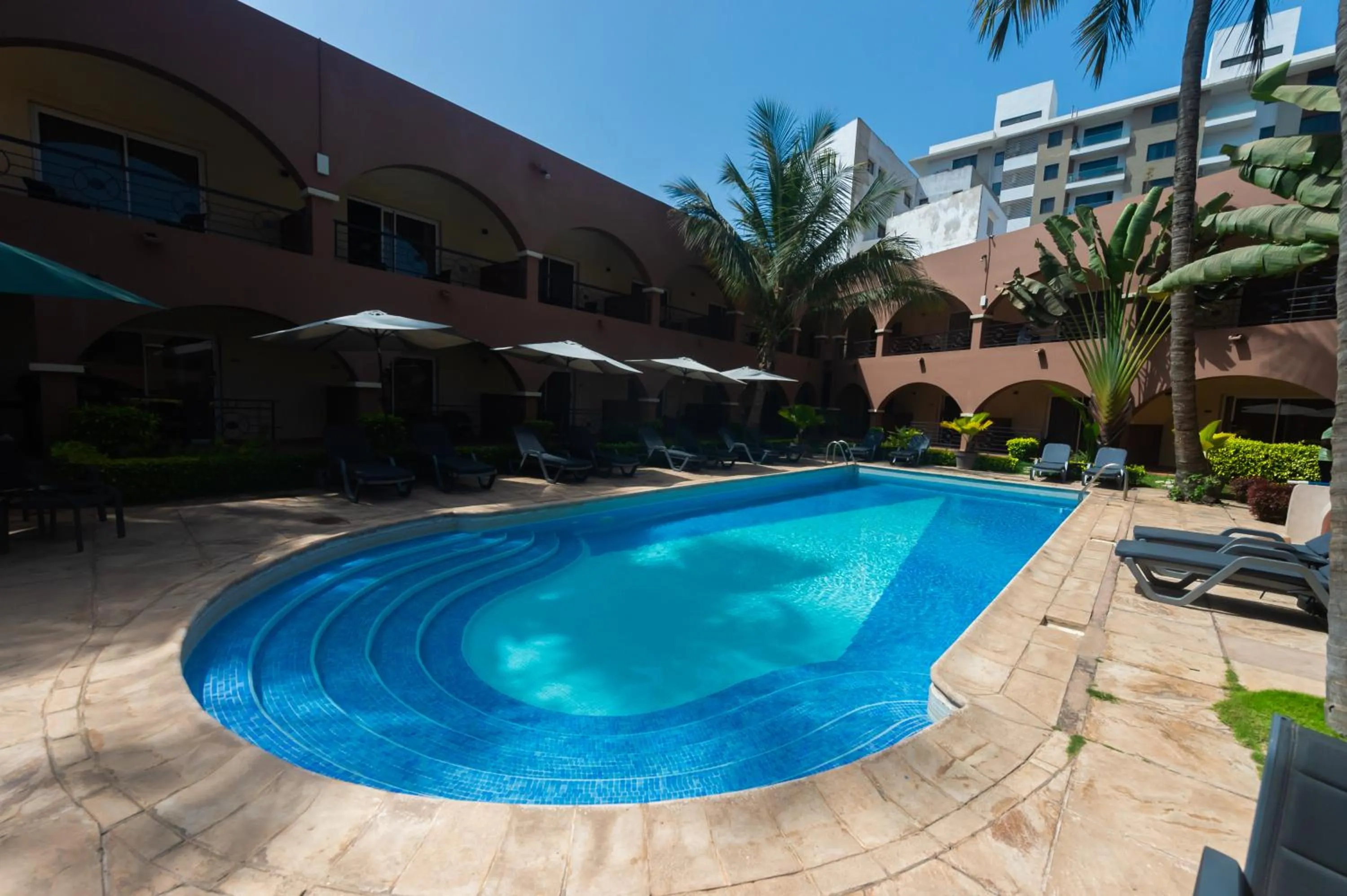 Garden in Airport Hotel Casino du Cap-vert