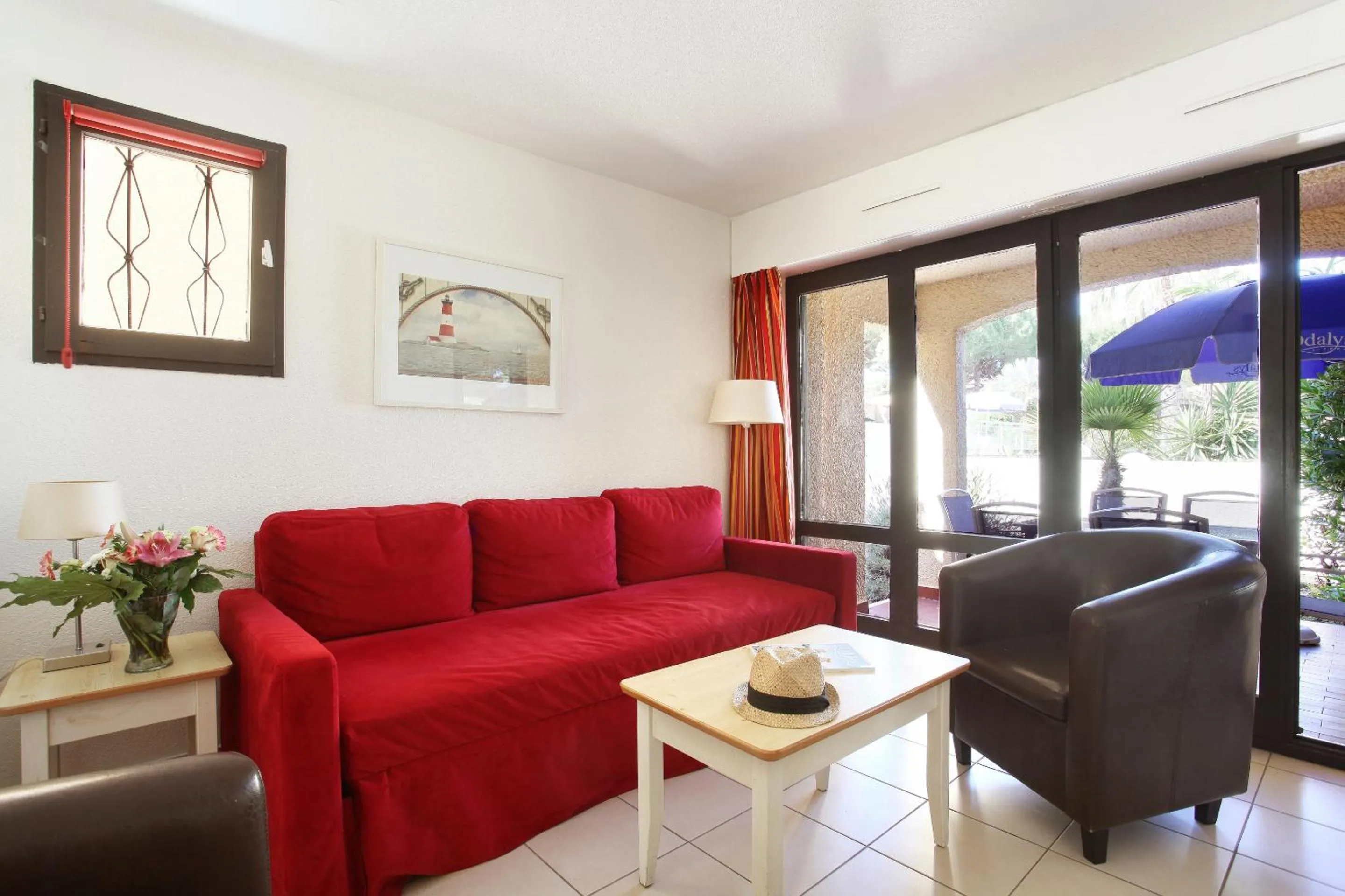 Seating area in Résidence Odalys Saint Loup