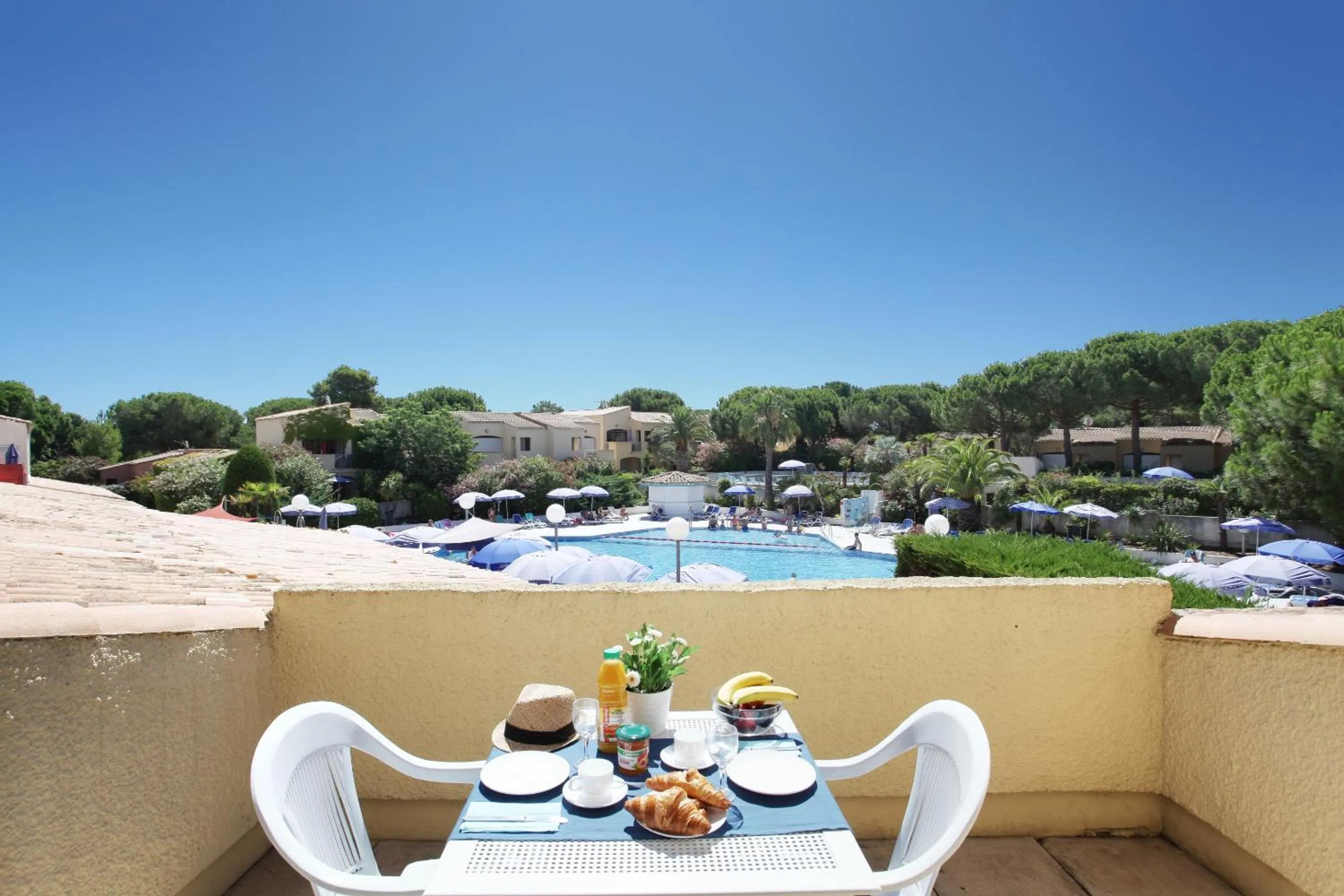 Balcony/Terrace in Résidence Odalys Saint Loup
