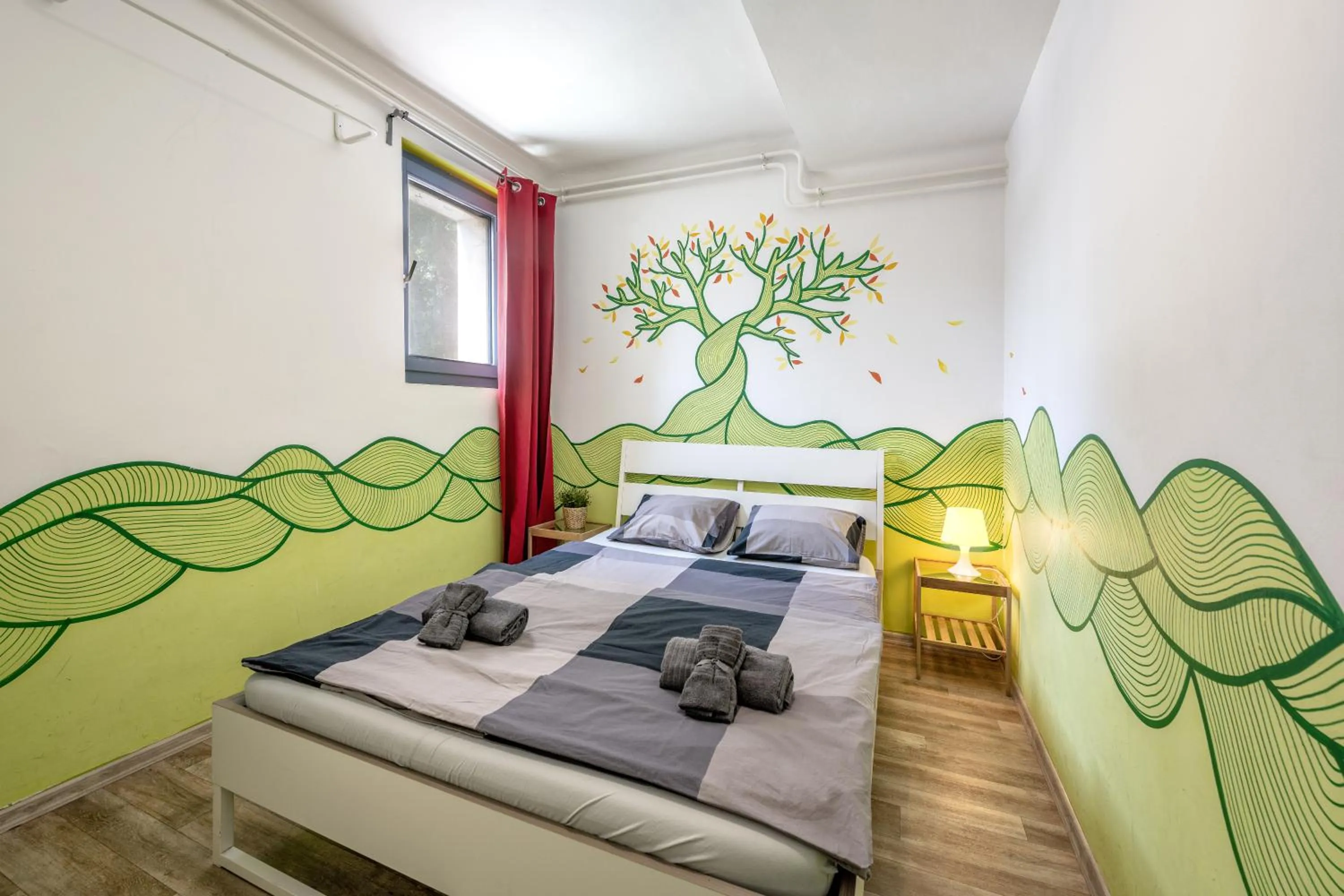 Bed in Island Hostel Budapest