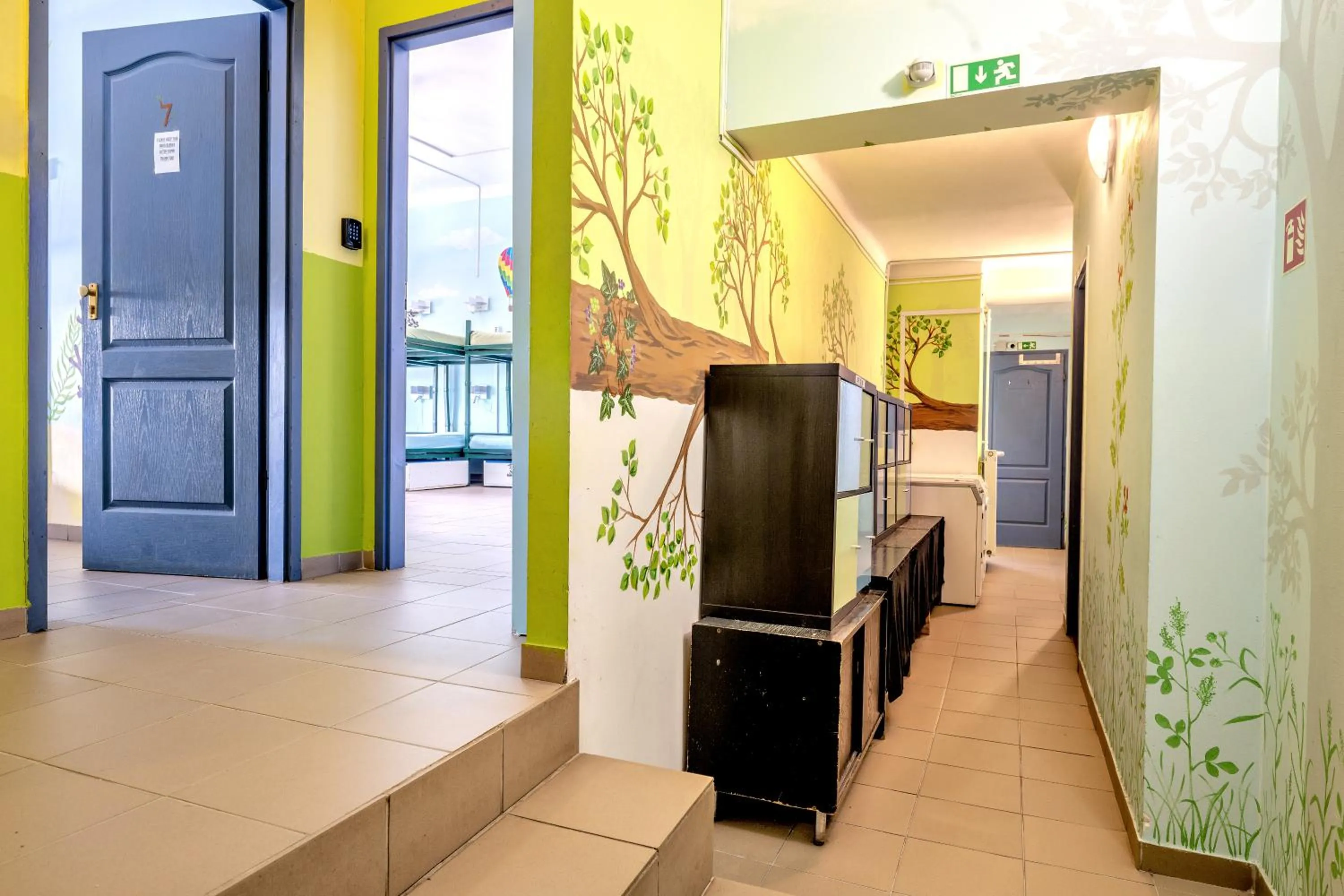 Property building in Island Hostel Budapest