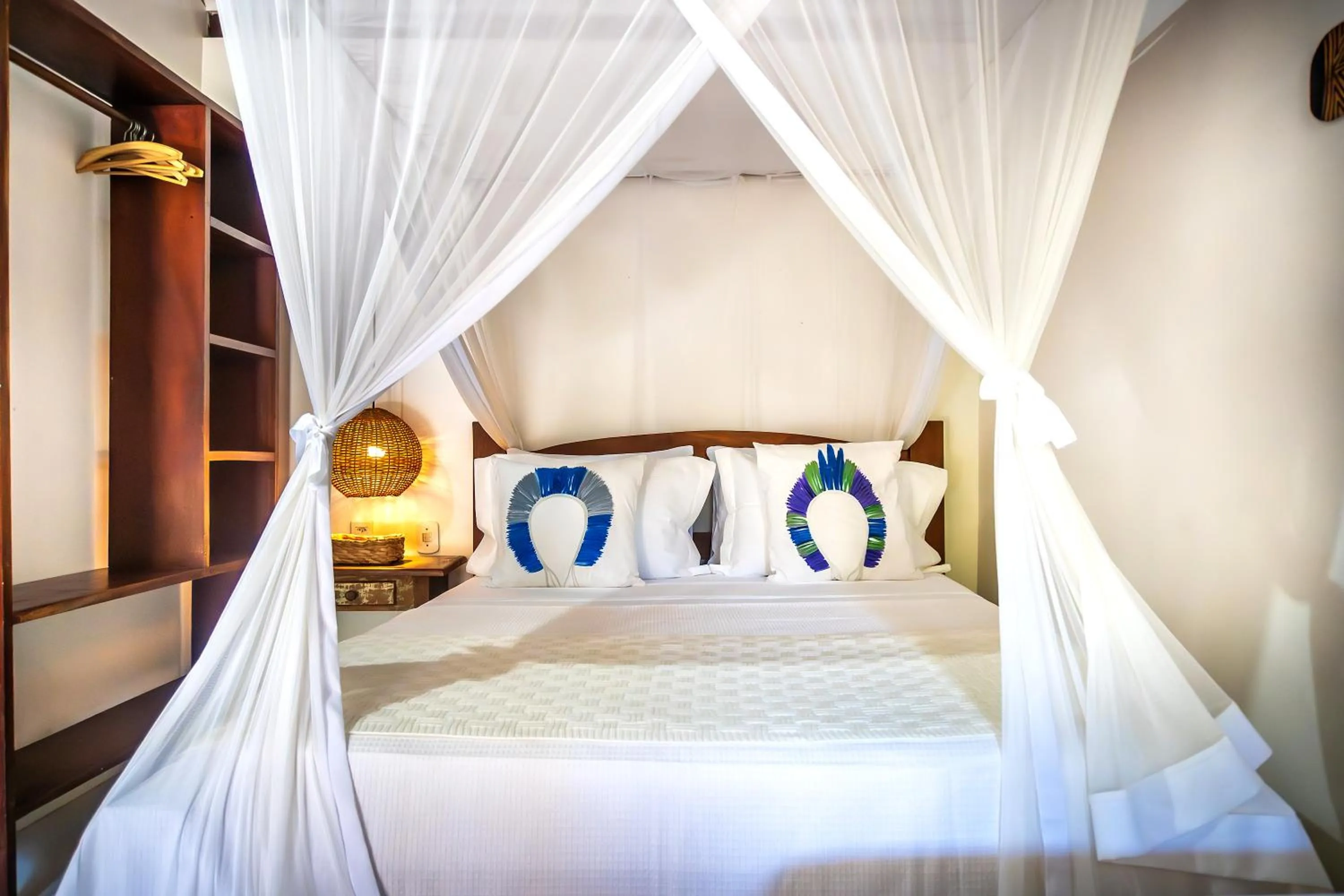 Bed in Pousada Campestre