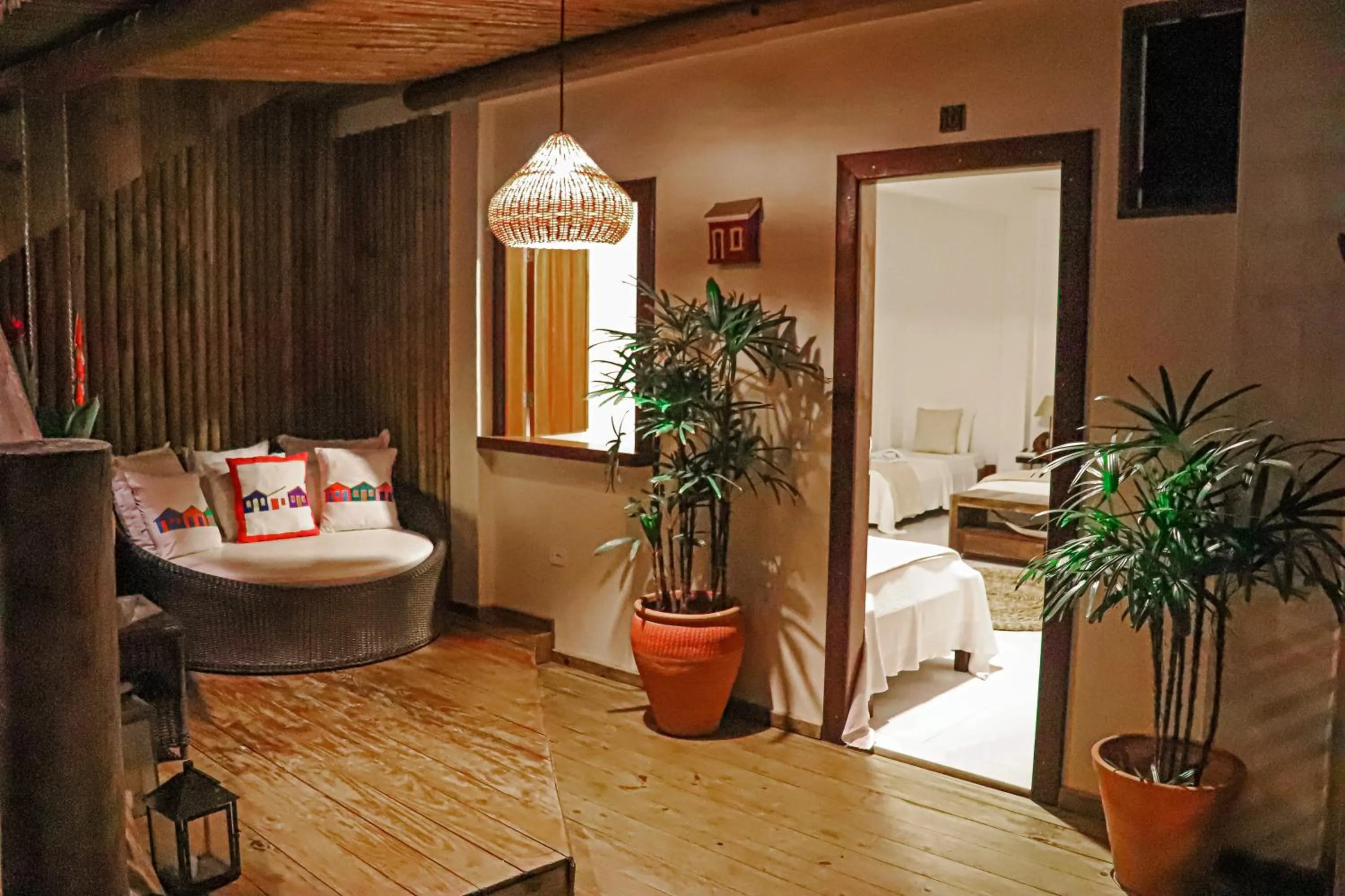 Bed in Pousada Campestre