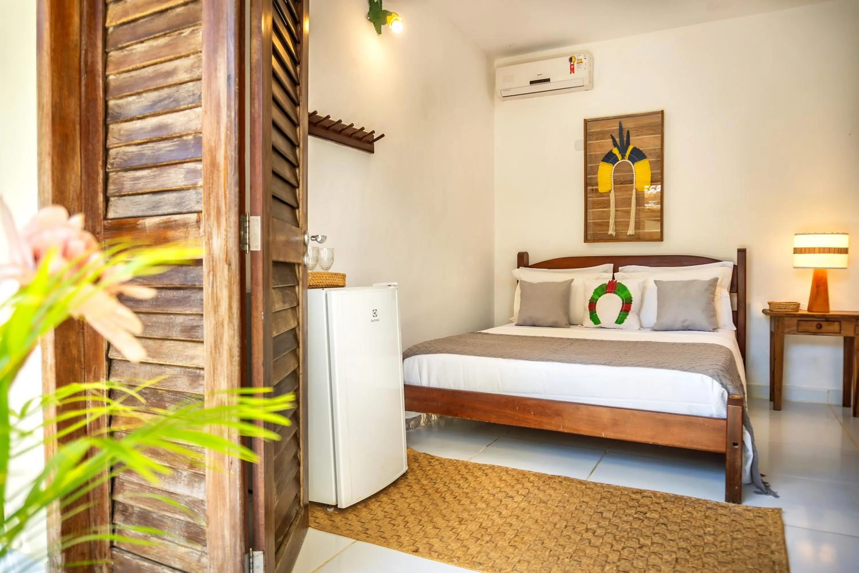 Bed in Pousada Campestre