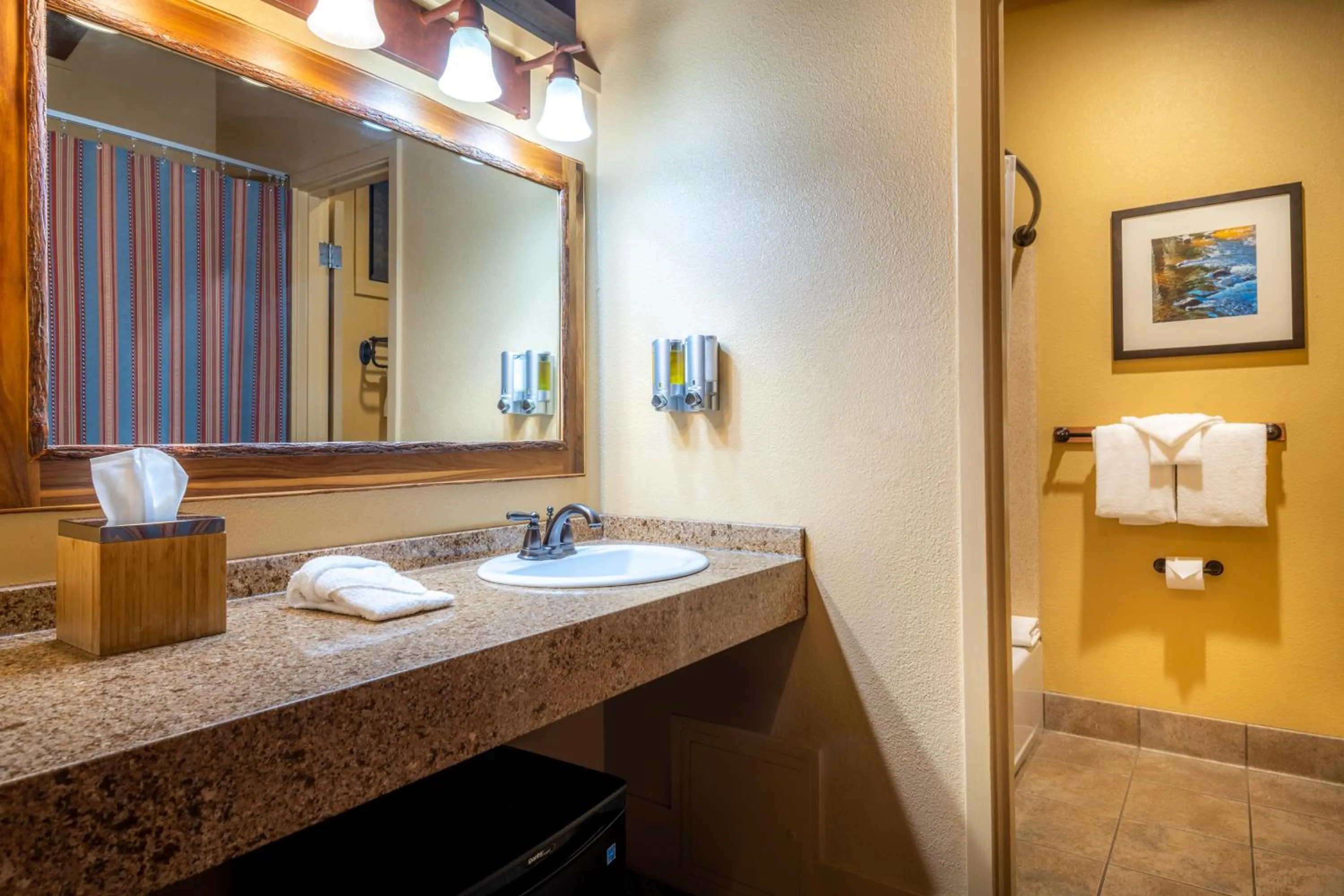 Bathroom in Yosemite Valley Lodge