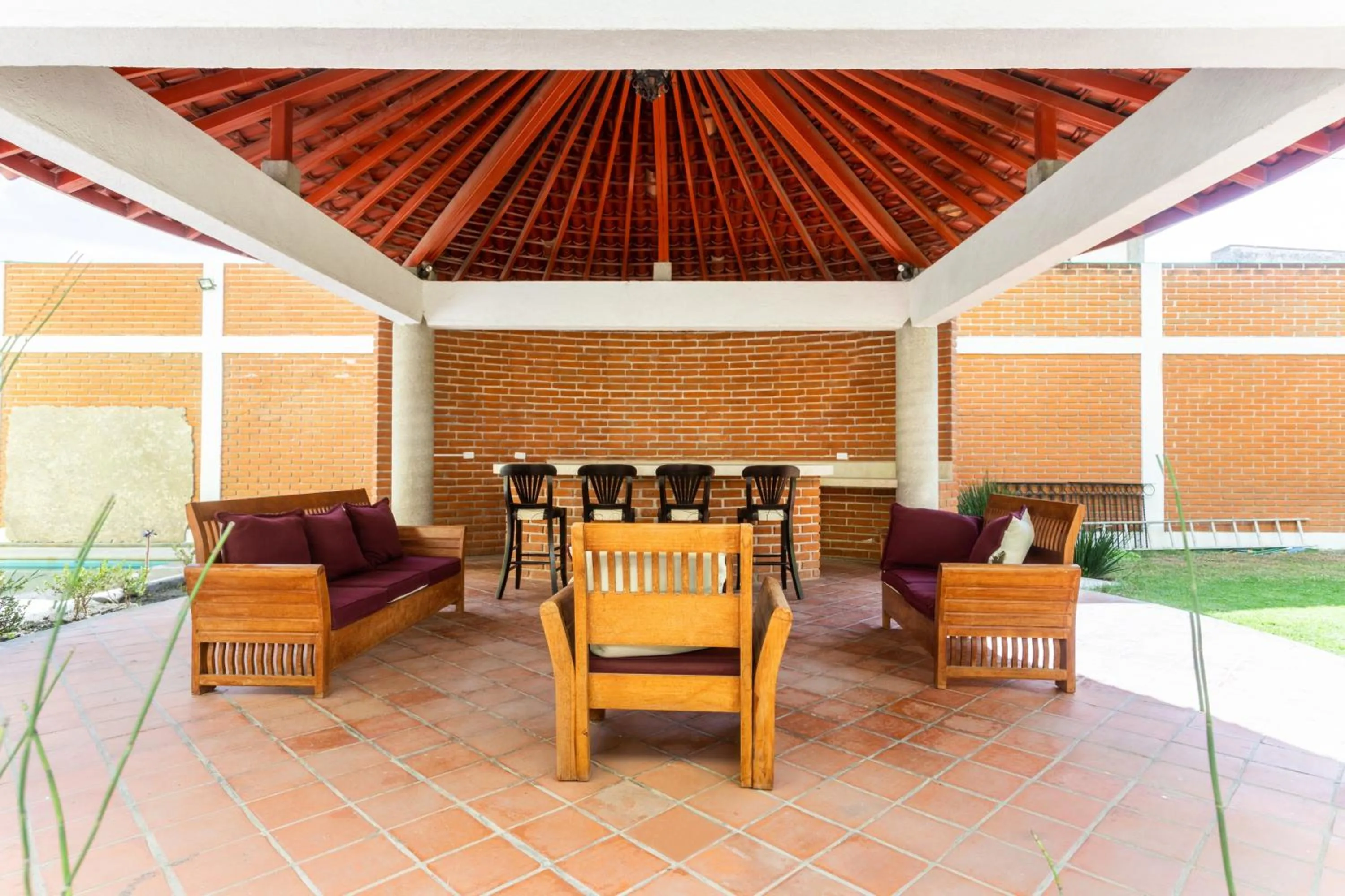 Seating area in Capital O Hotel Emperadores Inn, Atlixco