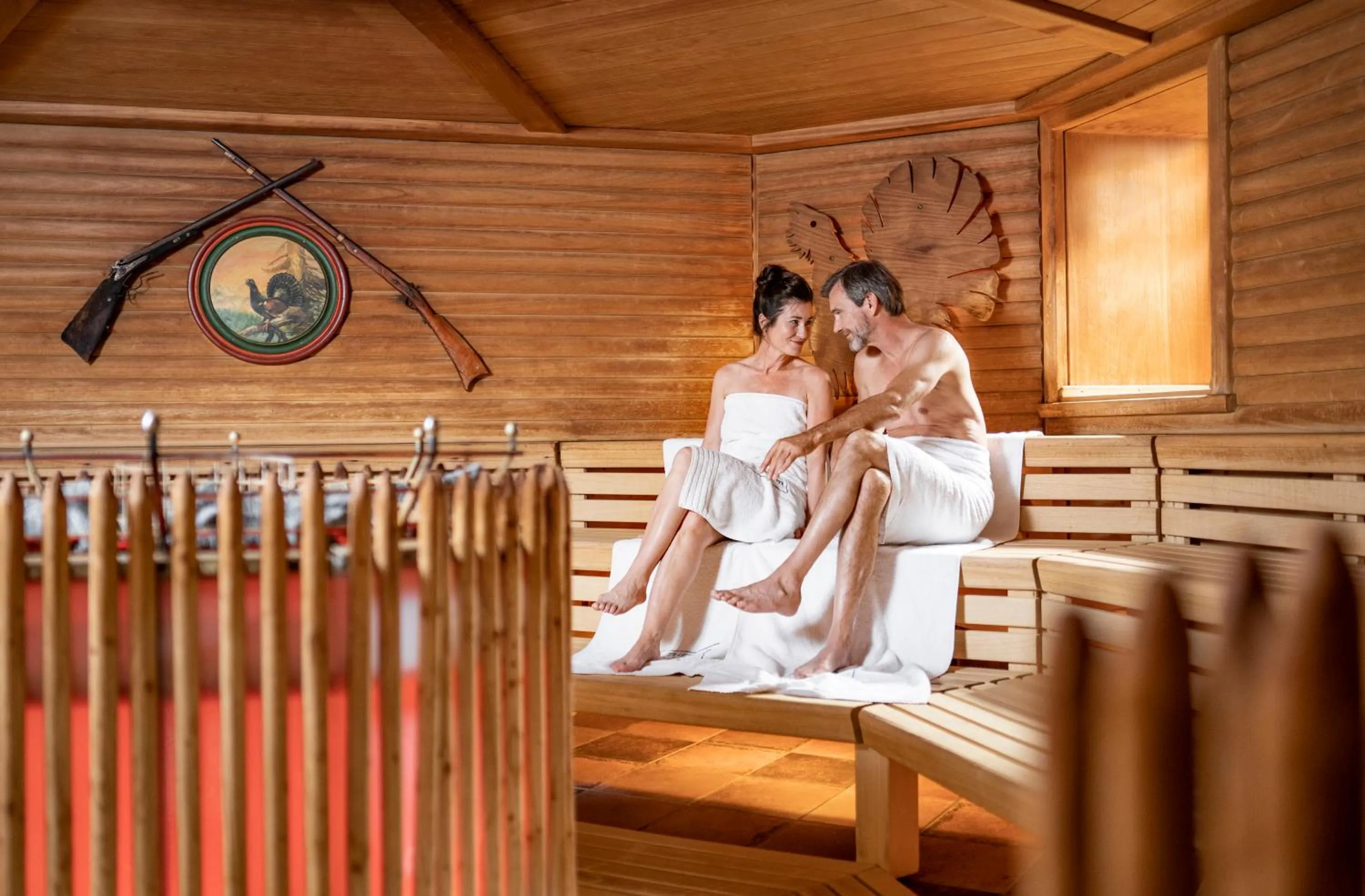 Off site in Aqua Blu Hotel