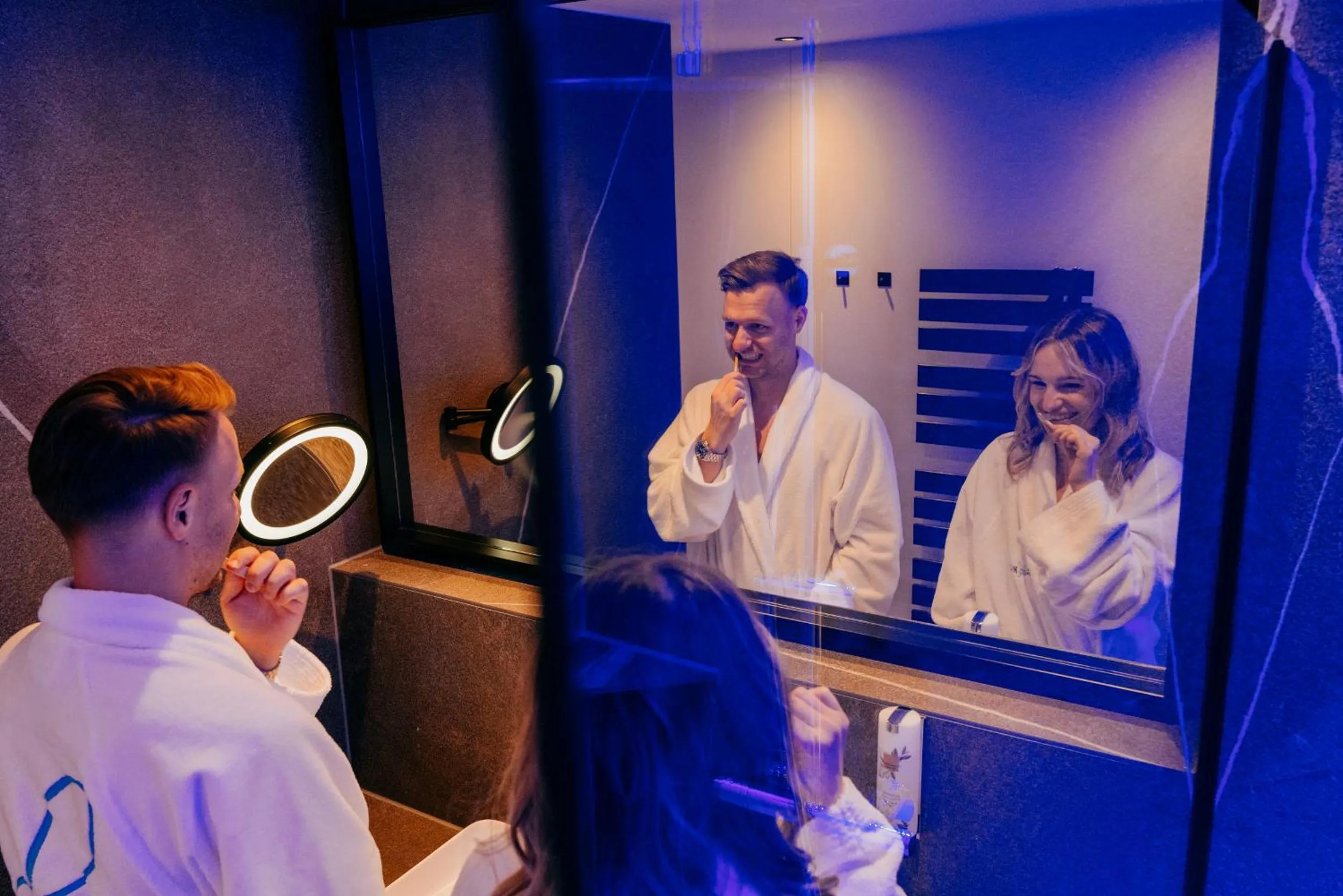 Bathroom in Aqua Blu Hotel