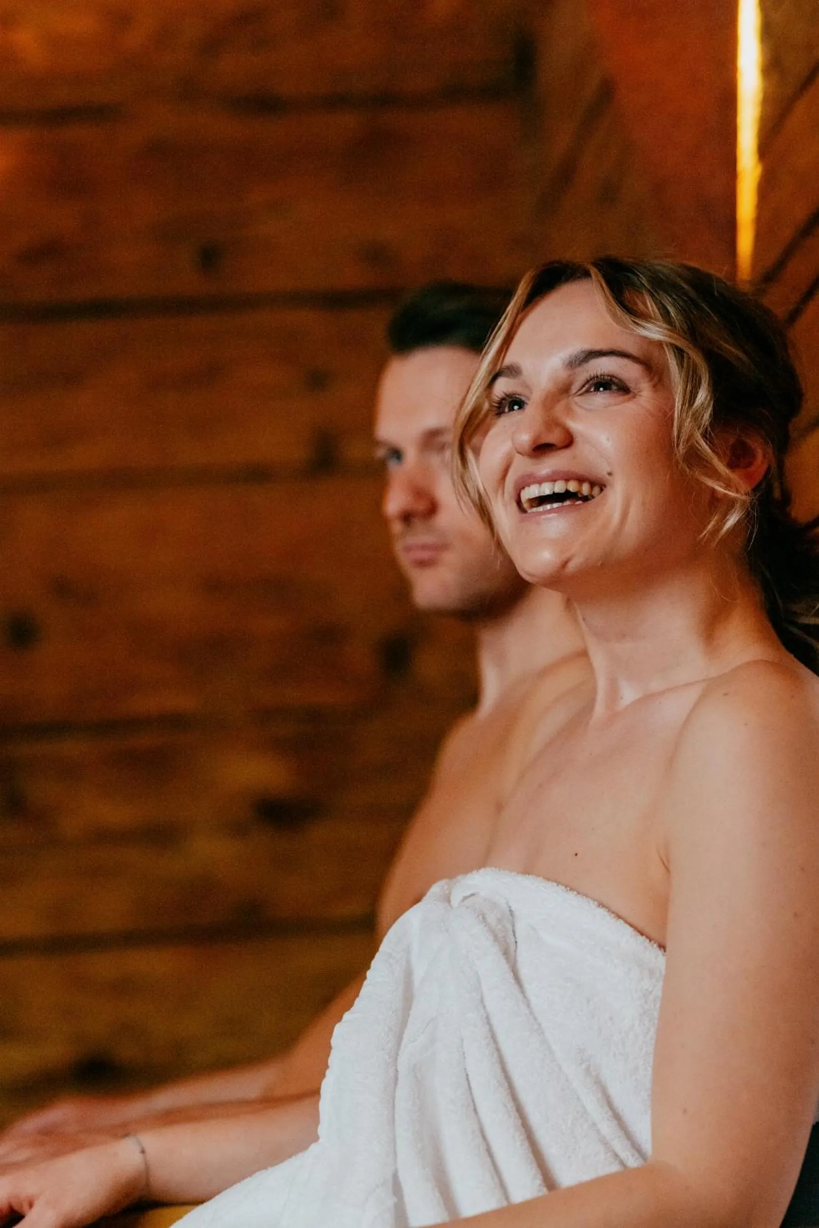 Guests in Aqua Blu Hotel