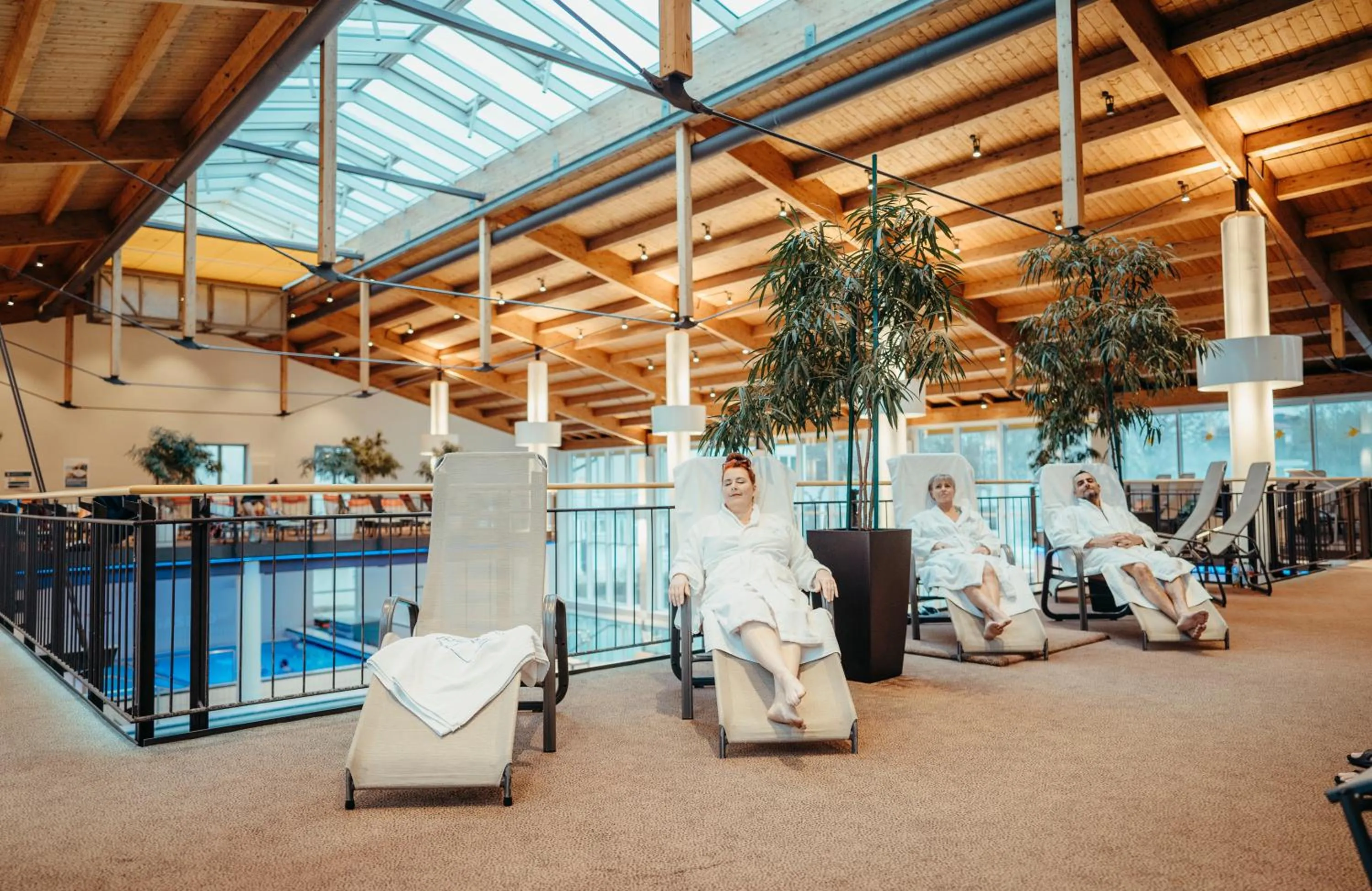 Hot Spring Bath in Aqua Blu Hotel