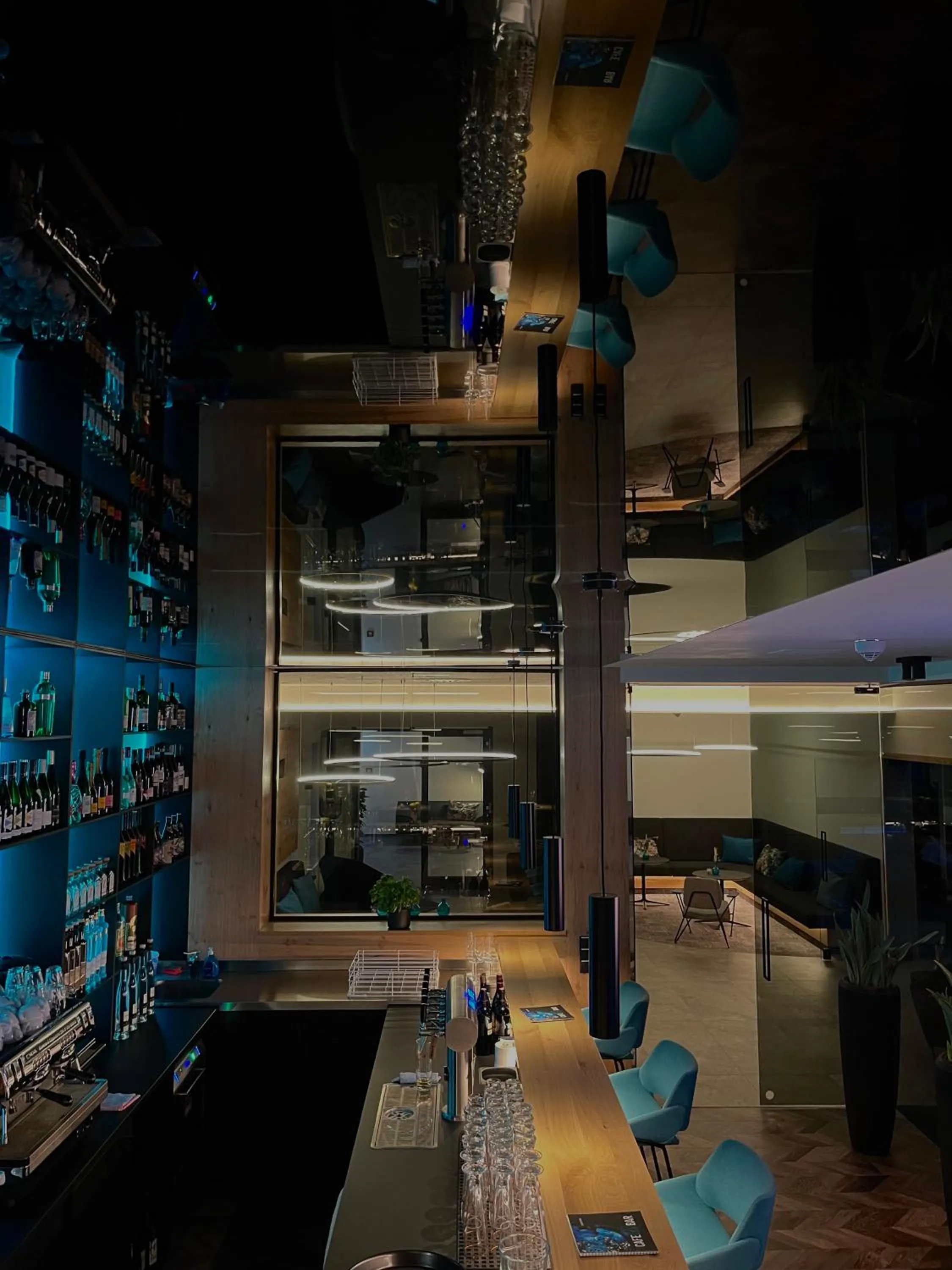 Lounge or bar in Aqua Blu Hotel