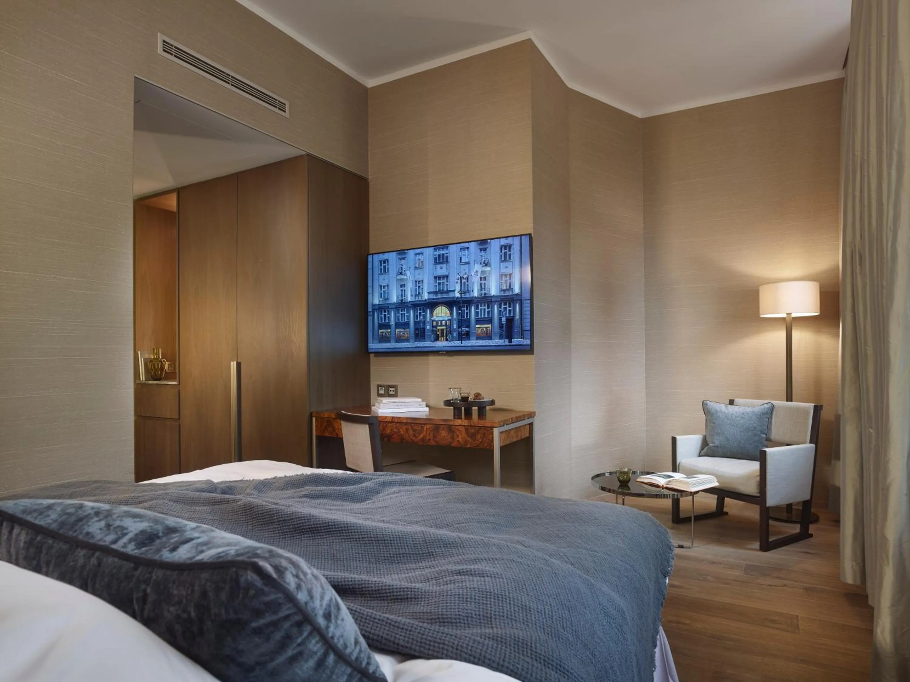 Bedroom, Bed in The Emblem Prague Hotel - Preferred Hotels & Resorts
