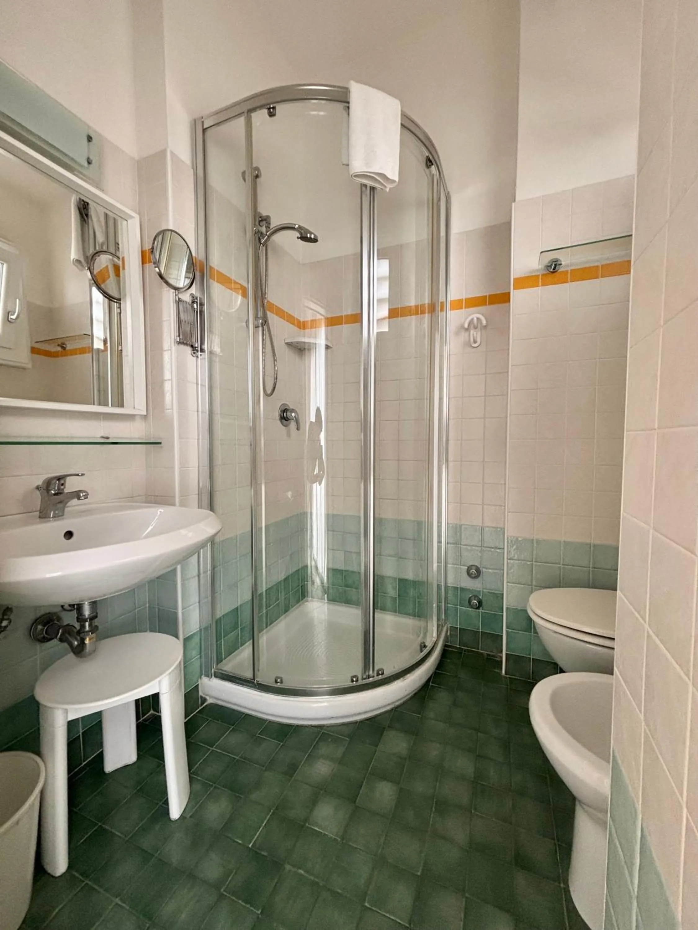 Shower in Hotel Alda