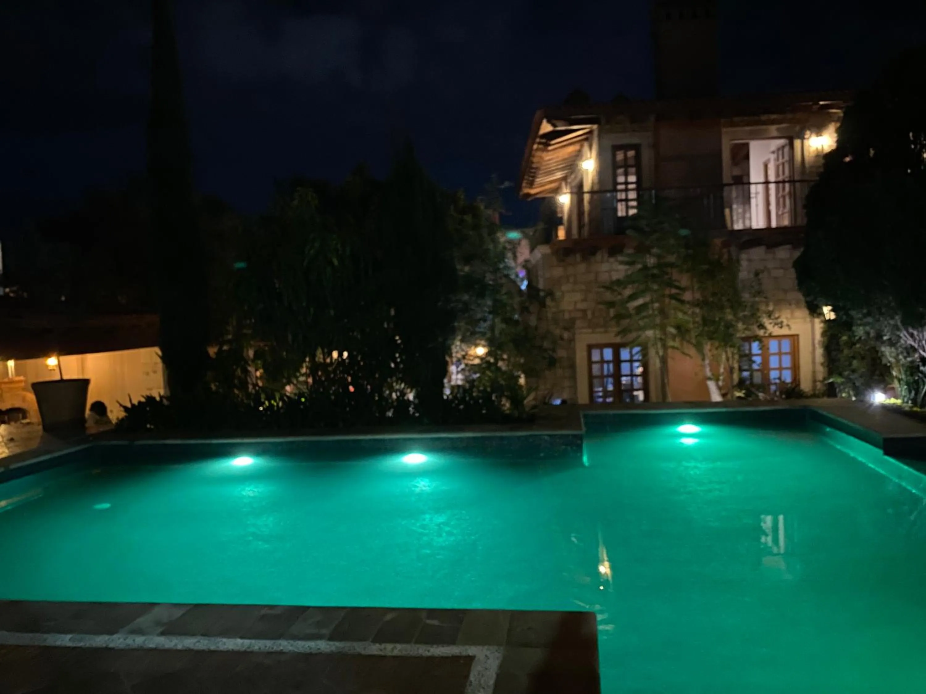 Pool view in Hotel Morelia Boutique Villa Italia