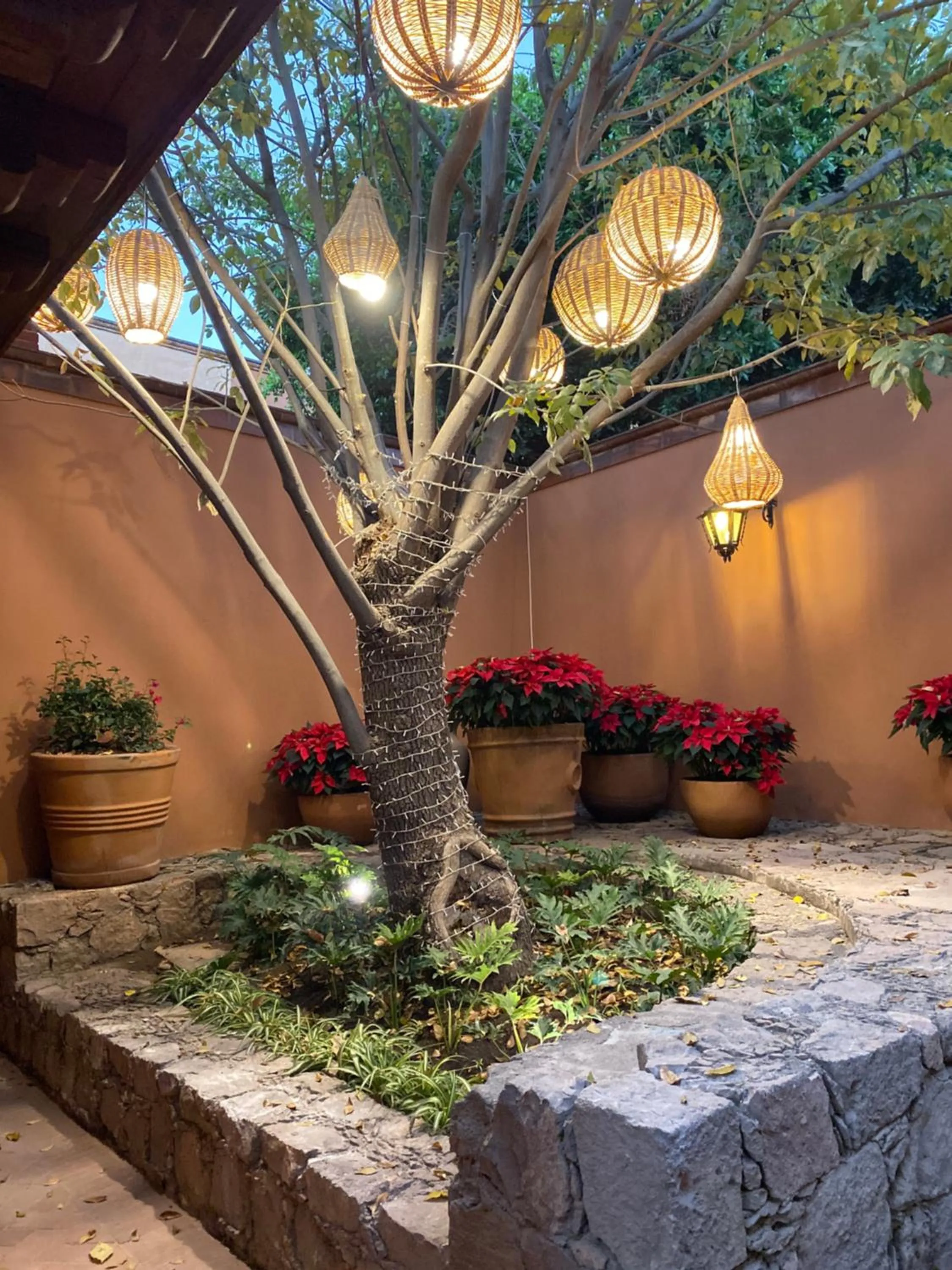 Patio in Hotel Morelia Boutique Villa Italia