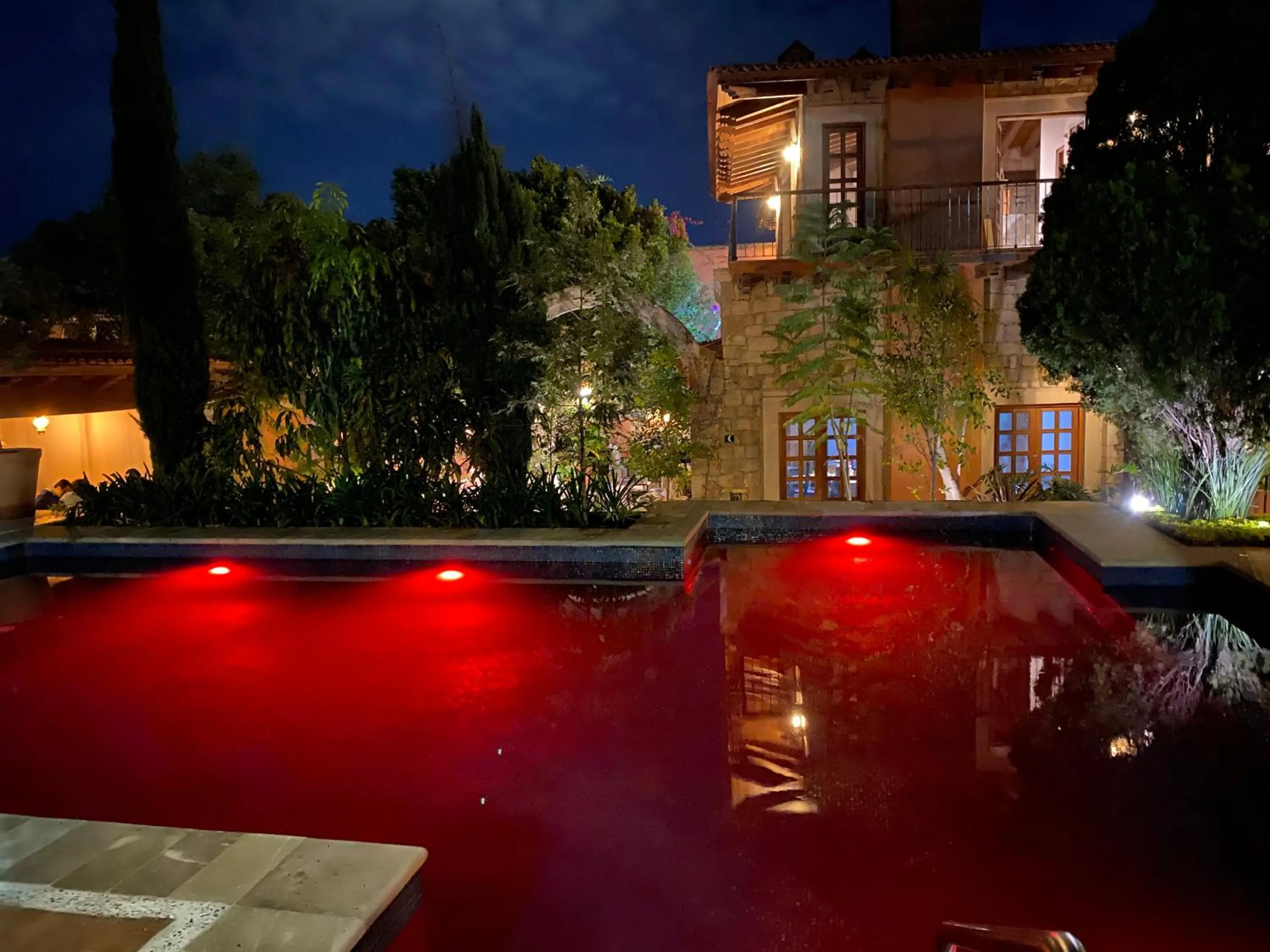 Swimming pool in Hotel Morelia Boutique Villa Italia